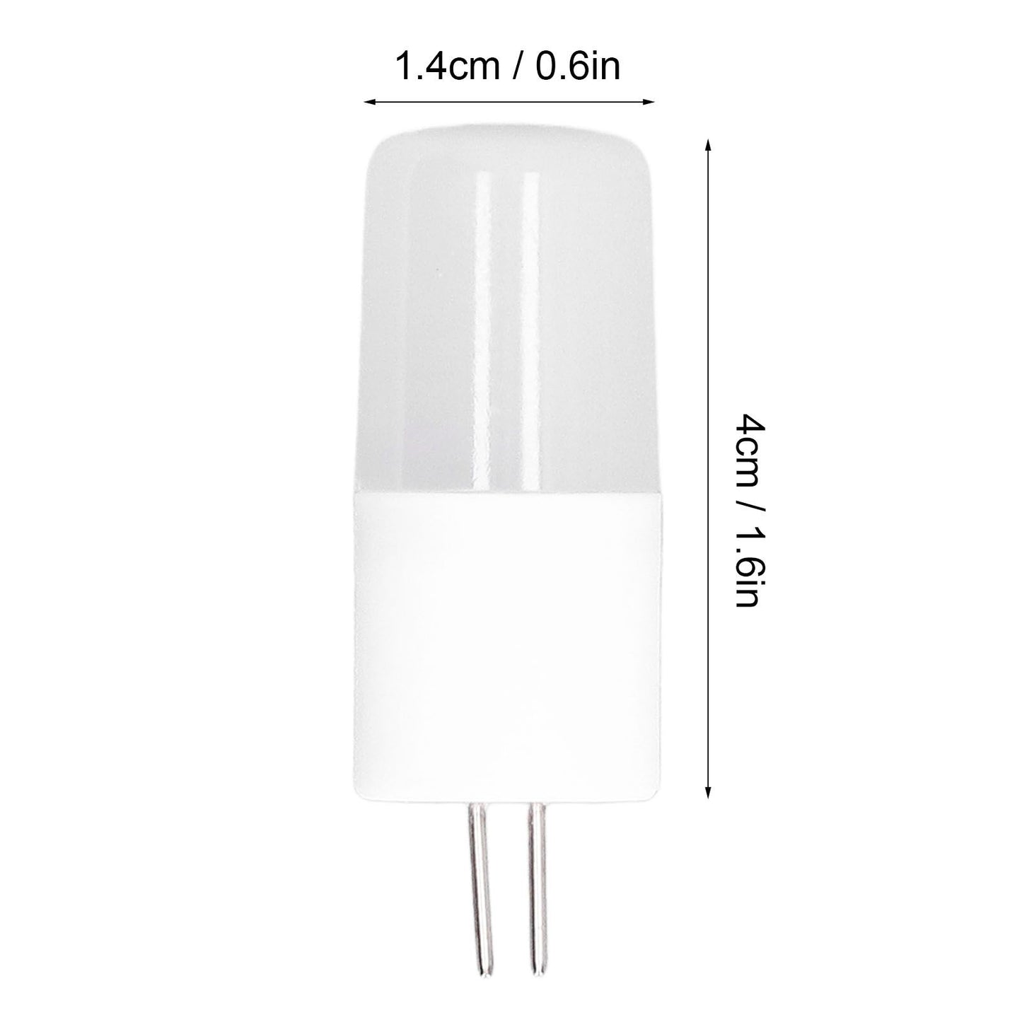10PCS G4 Light Bulb Warm White LED Light Ceiling Lamp Bulb AC12V Wall Lamp Bulb for Living Room Office