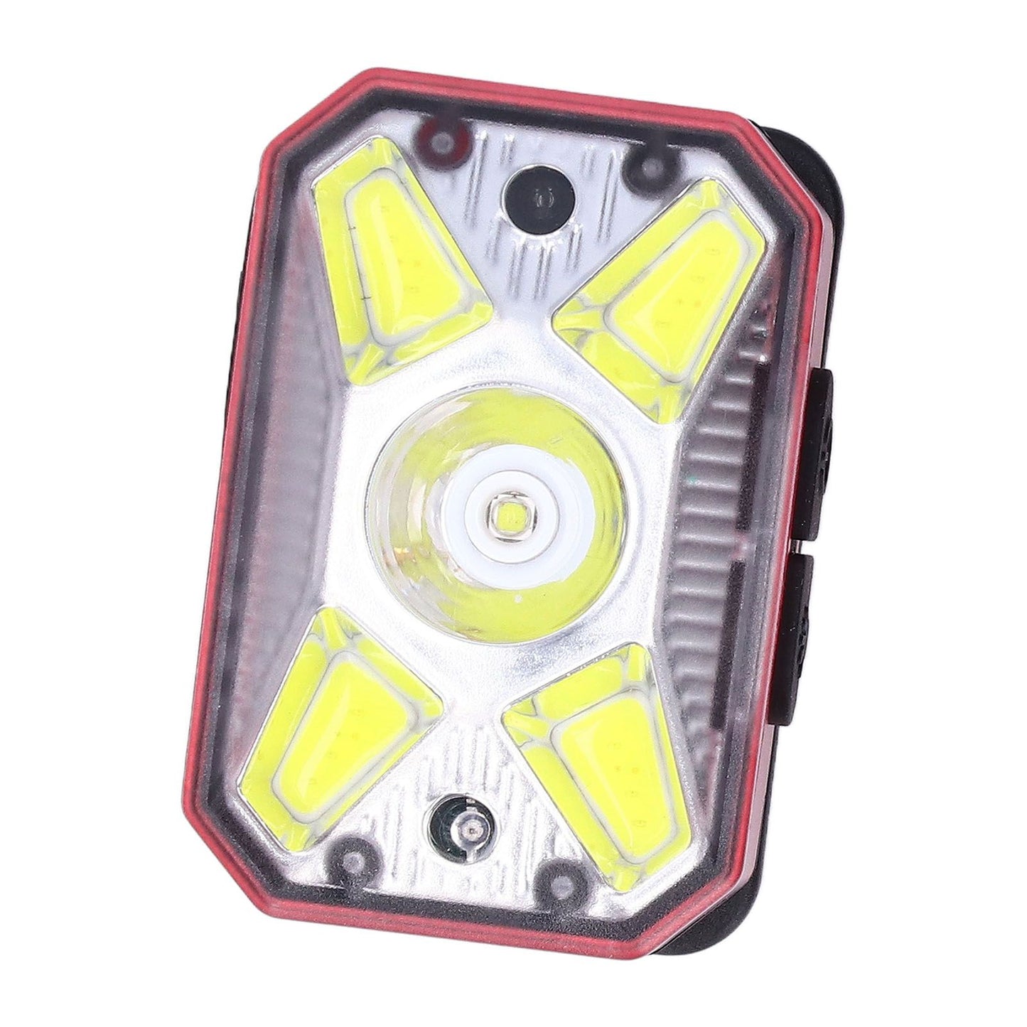 LED Headlight Outdoor COB Induction Headlight USB Charging Head Flashlight for Night RunningRed