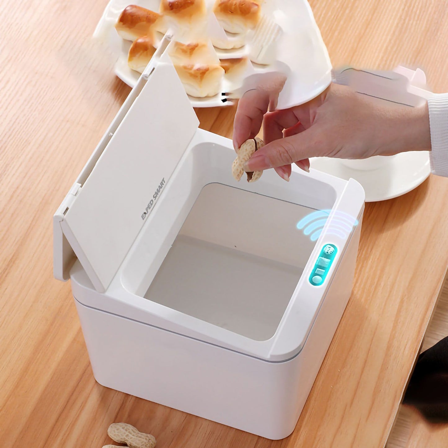 Refrigerator Dust Cover PEVA Home Water and Oil Proofing Refrigerator Cover Towel for Kitchen Seahorse House 130x55cm/51.2x21.7in