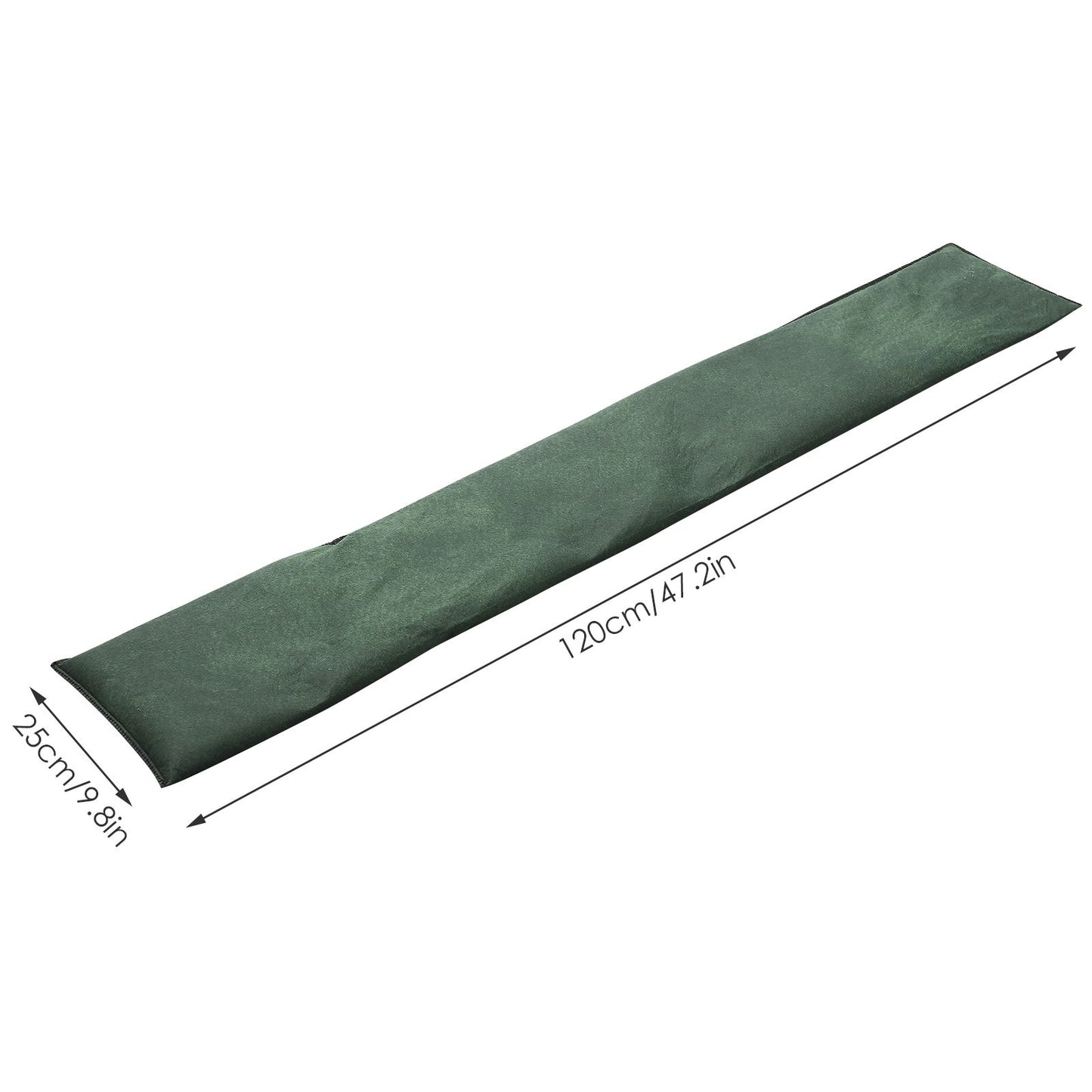 4PCS Water Activated Flood Barriers Non Woven Fabric Reusable Sandless Water Barrier Flood Bag for Rainy Season Green