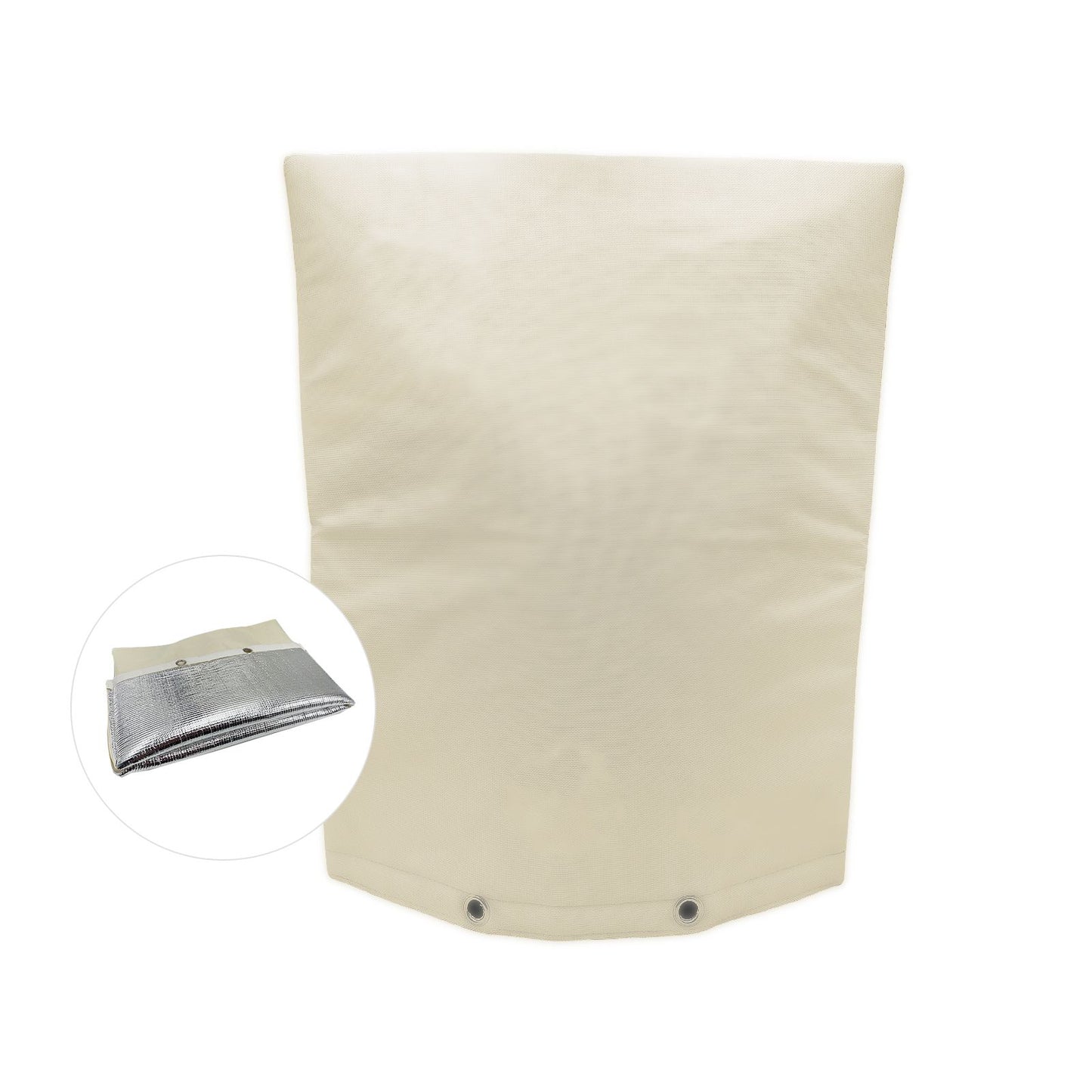 Backflow Insulation Preventer Cover Aluminum Foil Winter Water Faucet Freezing Protection Cover 43x52cm