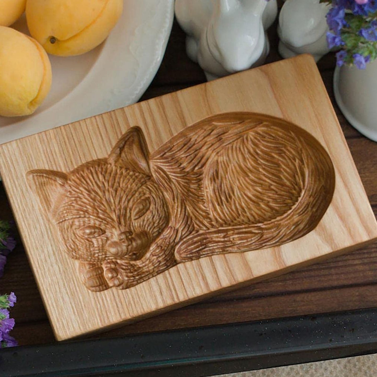 Cookie Embossing Molds Wooden Cookie Molds Biscuit Press Stamp Mold Baking Tools