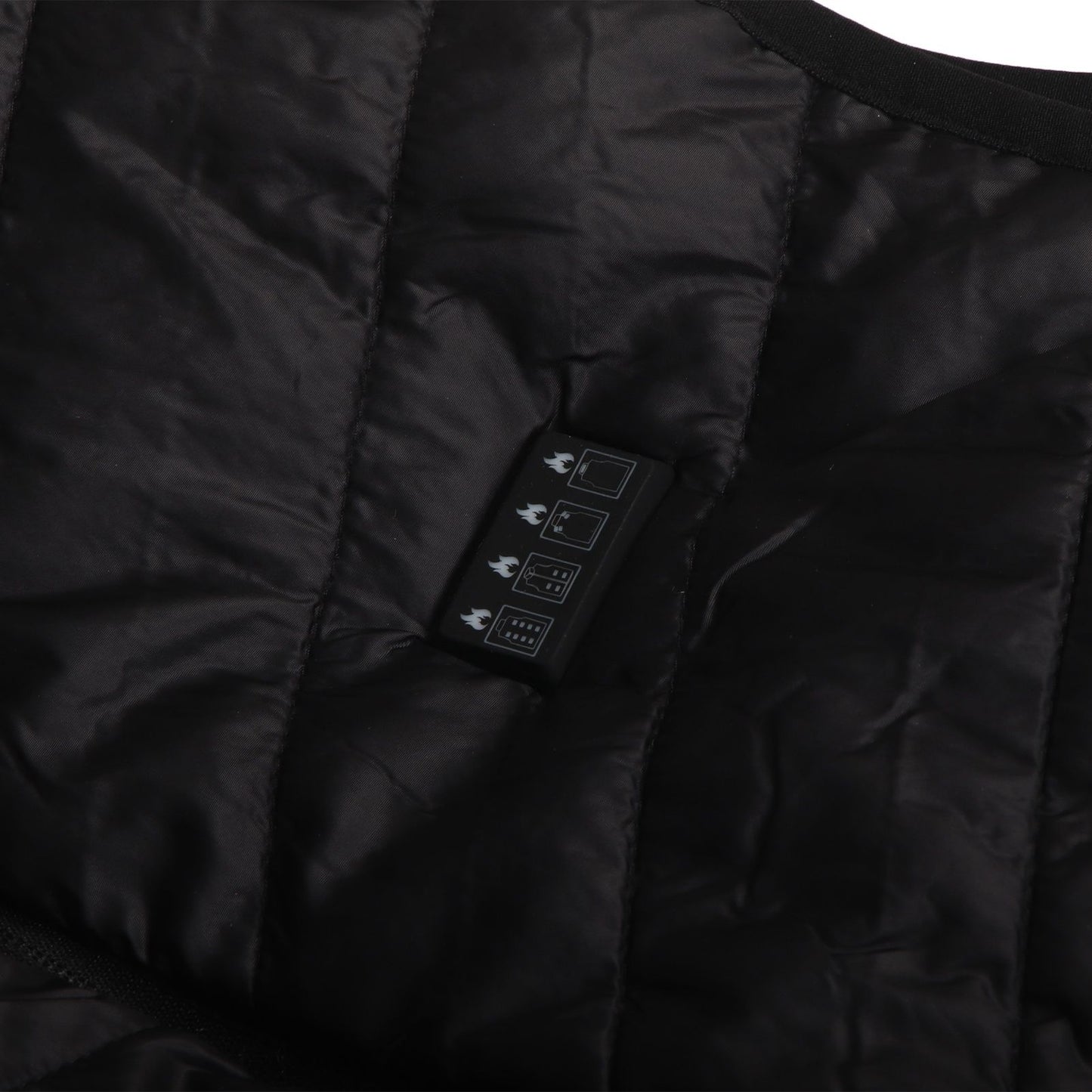 Heated Vest with USB Port Black 4 Control 17 Zone Heating Smart Heating Vest for Outdoor Motorcycle Camping