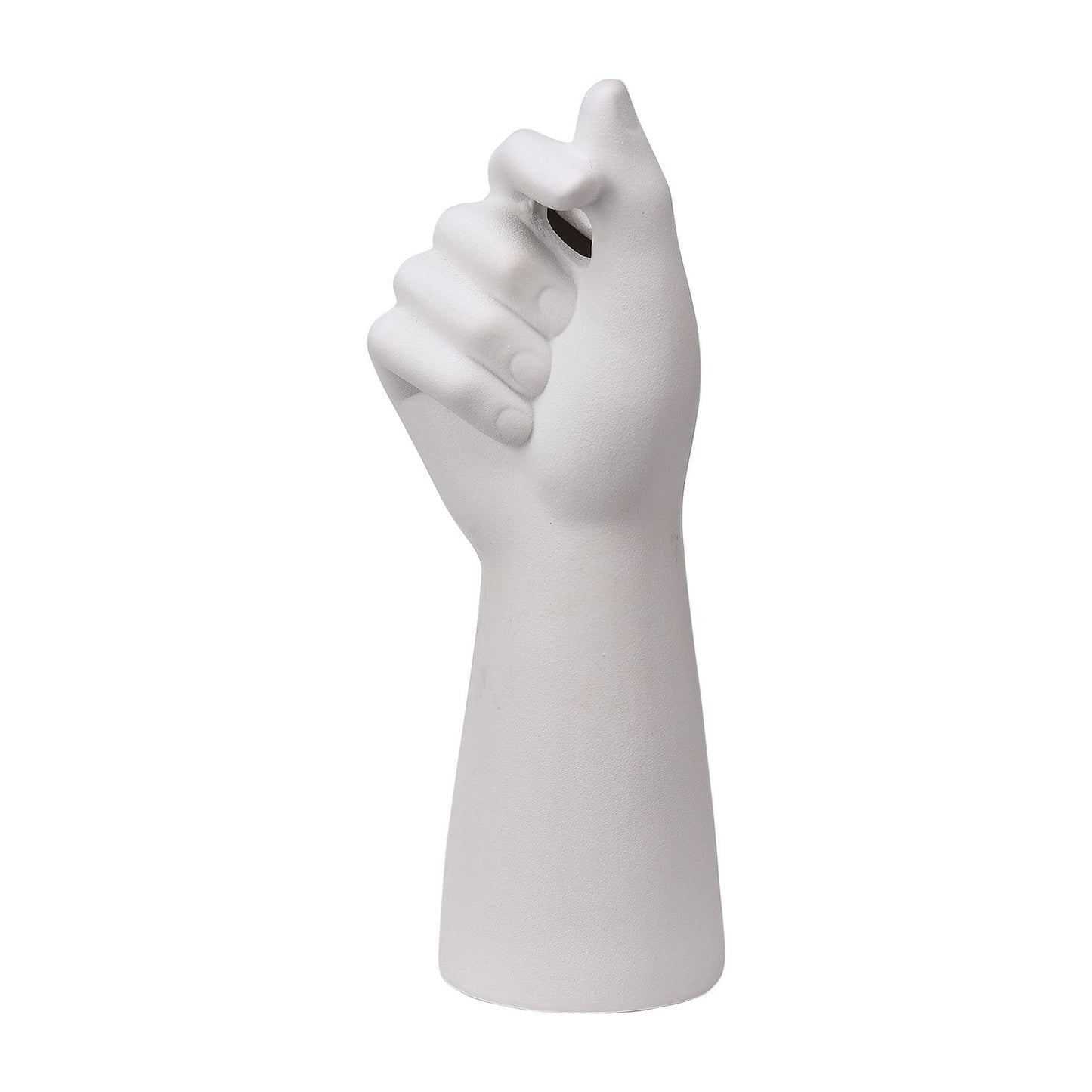 Table Vase White Color 10cm Long Ceramic Vases Decorative