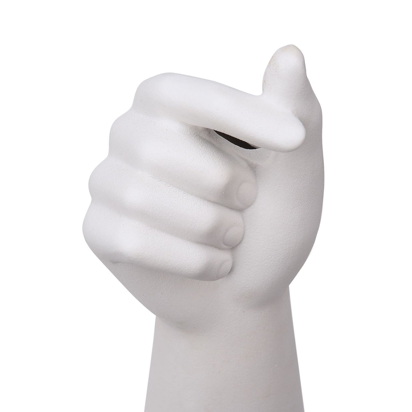 Table Vase White Color 10cm Long Ceramic Vases Decorative