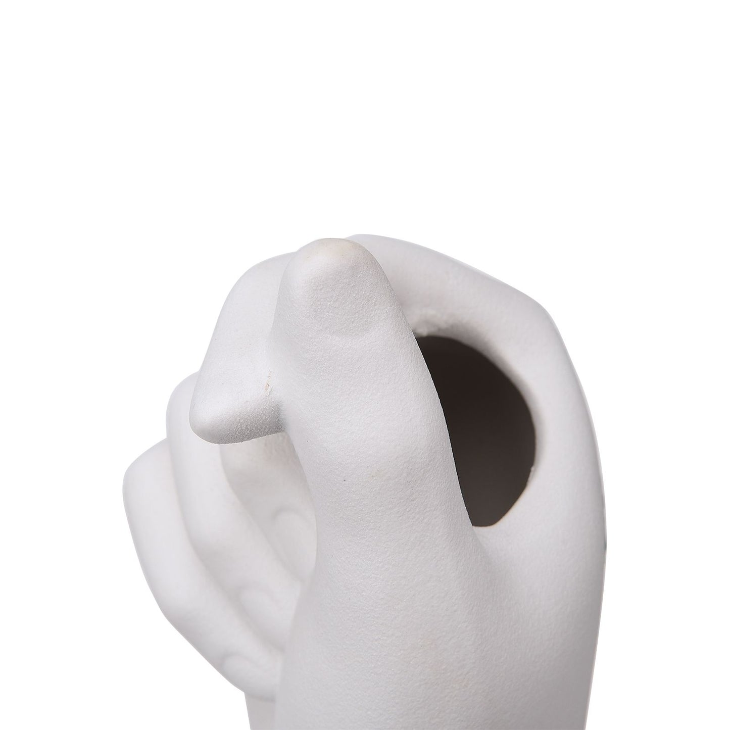 Table Vase White Color 10cm Long Ceramic Vases Decorative