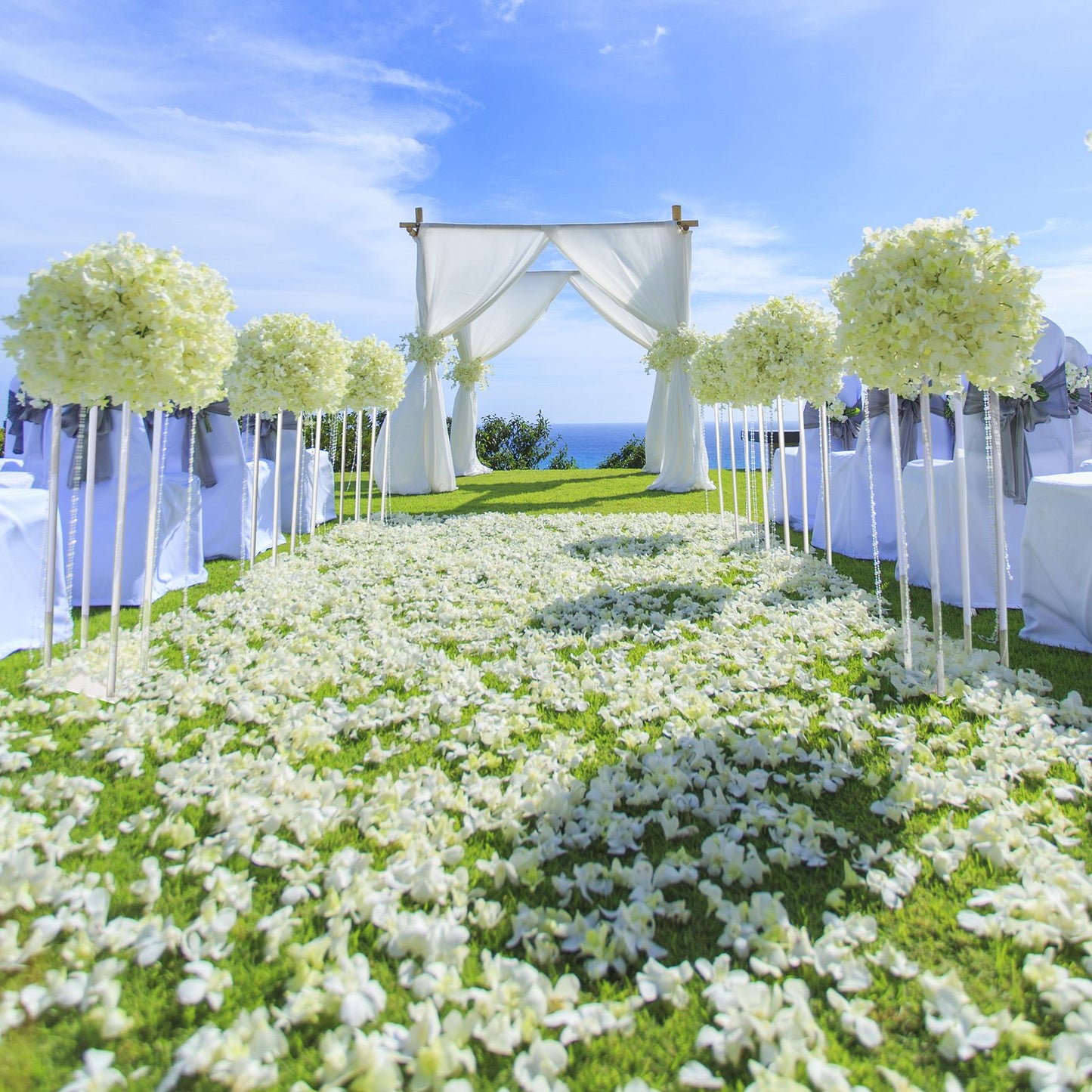 Wedding Acrylic Road Lead Flower Stand Cylinder Vase Flower Arrangement Wedding Decoration