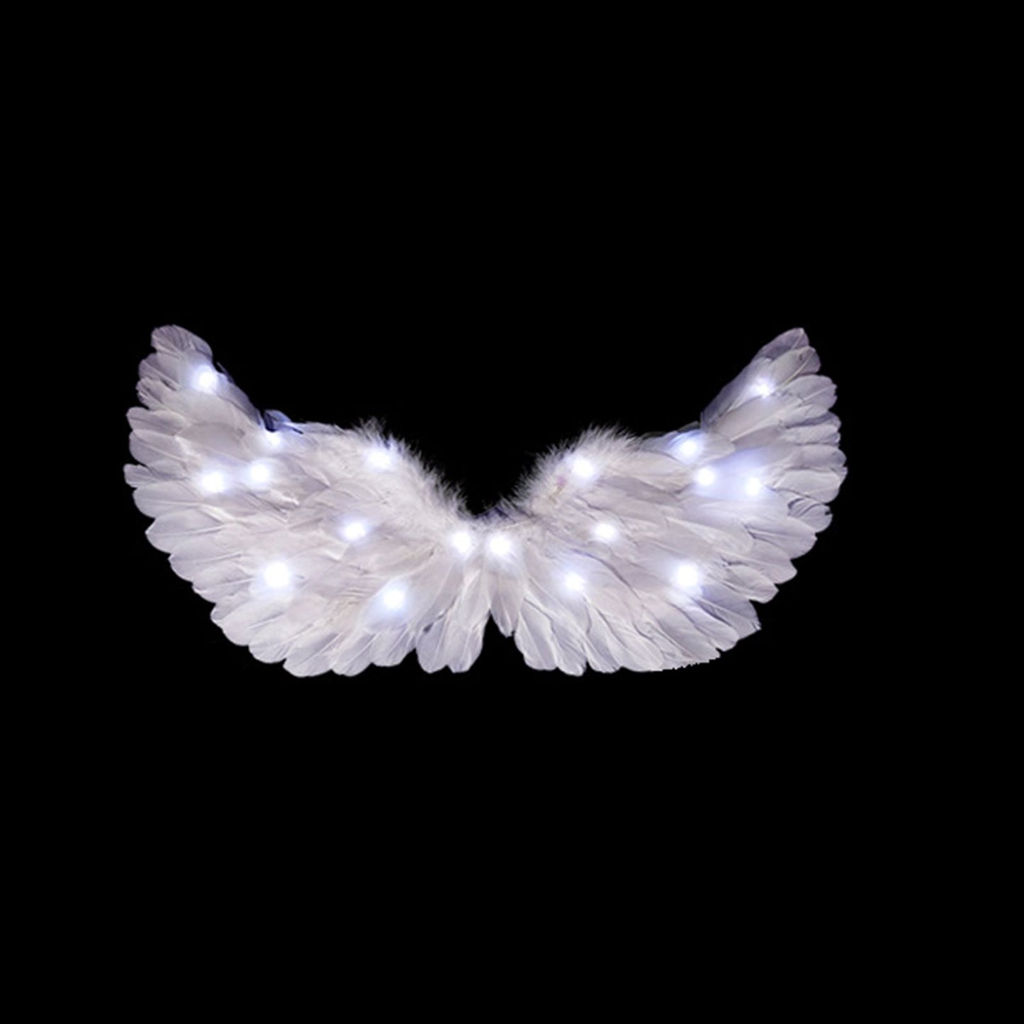 Glowing Angel Wings with LED String Lights Halloween Party Cosplay Costume Accessories Props