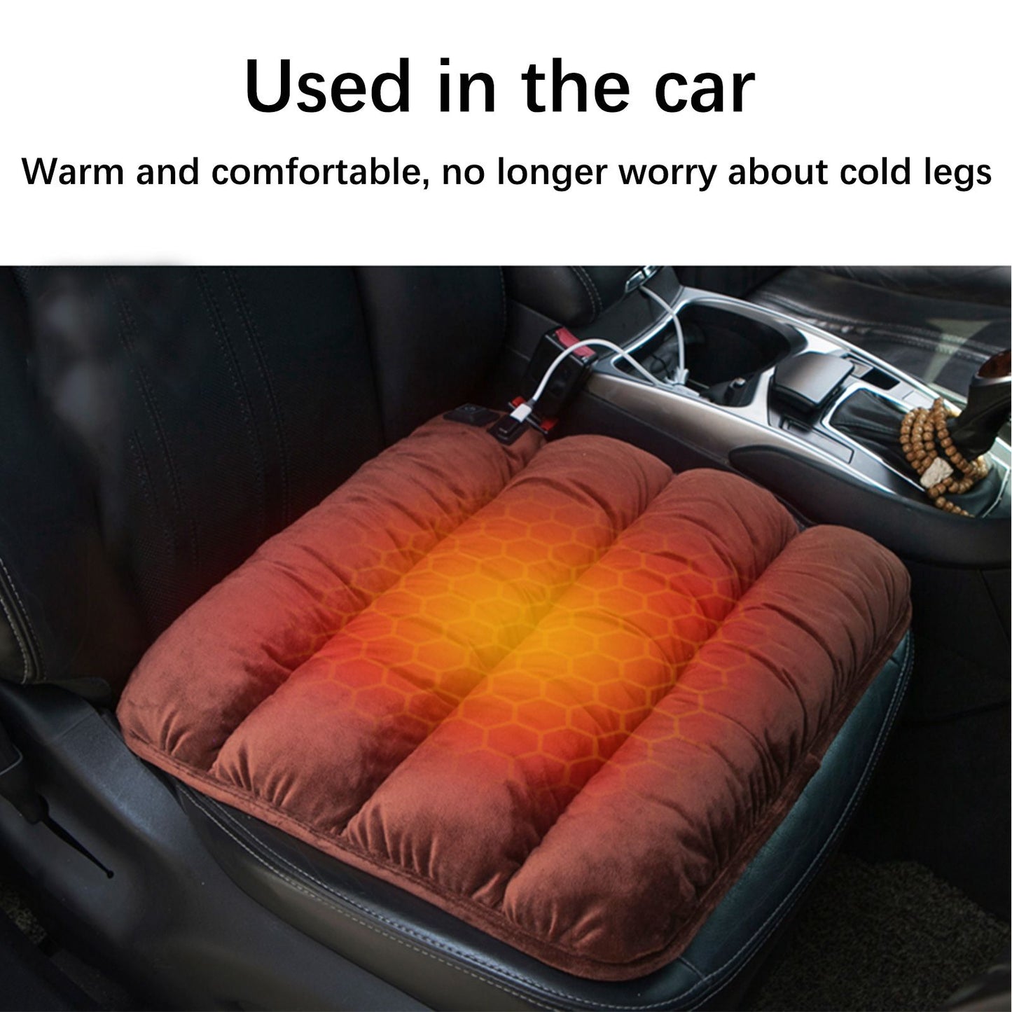 Heating Cushion Winter Car Warm Plug Heating Pad USB Three Temperature Control Chair Pad
