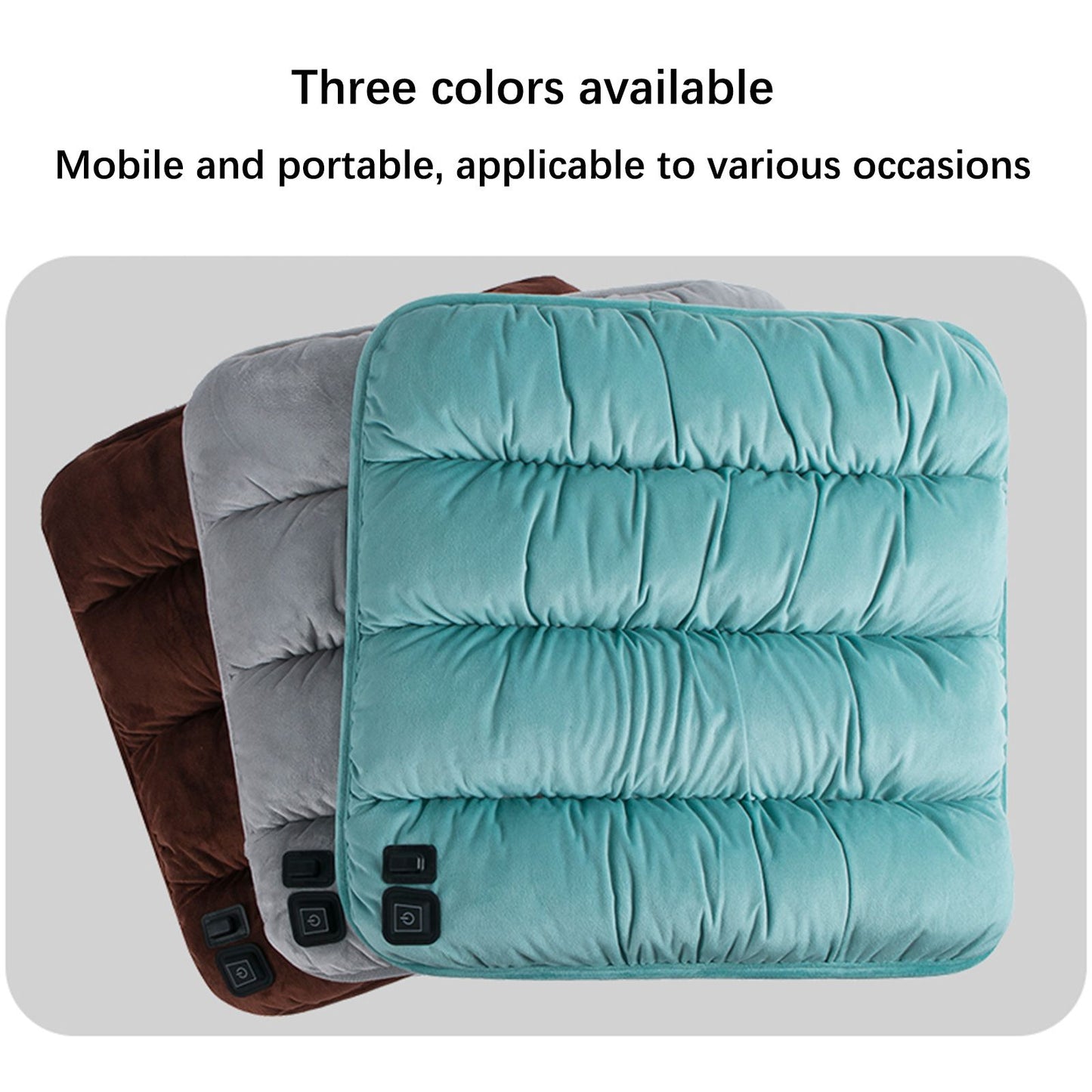 Heating Cushion Winter Car Warm Plug Heating Pad USB Three Temperature Control Chair Pad