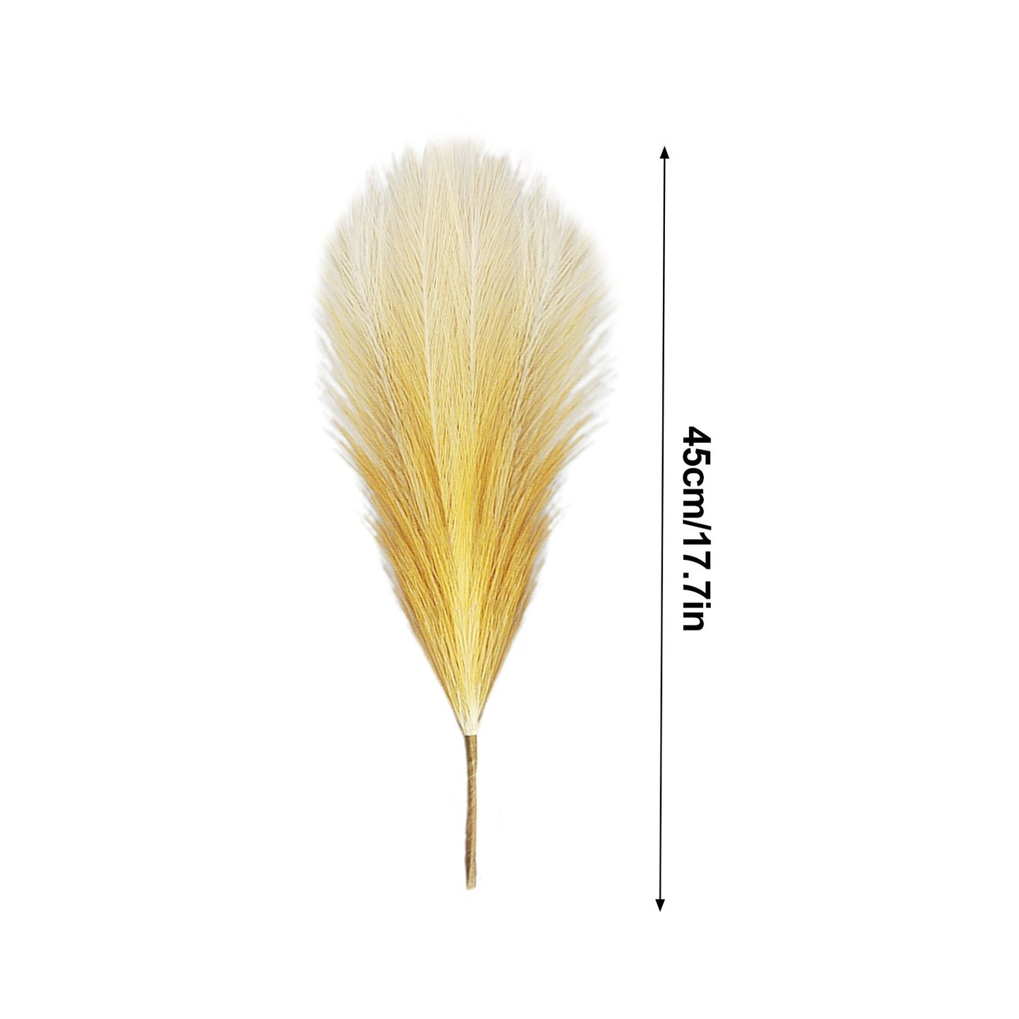 8Pcs Artificial Pampas Grass Versatile Decorative Gradient Green Modern Vase Filler Faux Pampas Grass For Home Office Parties