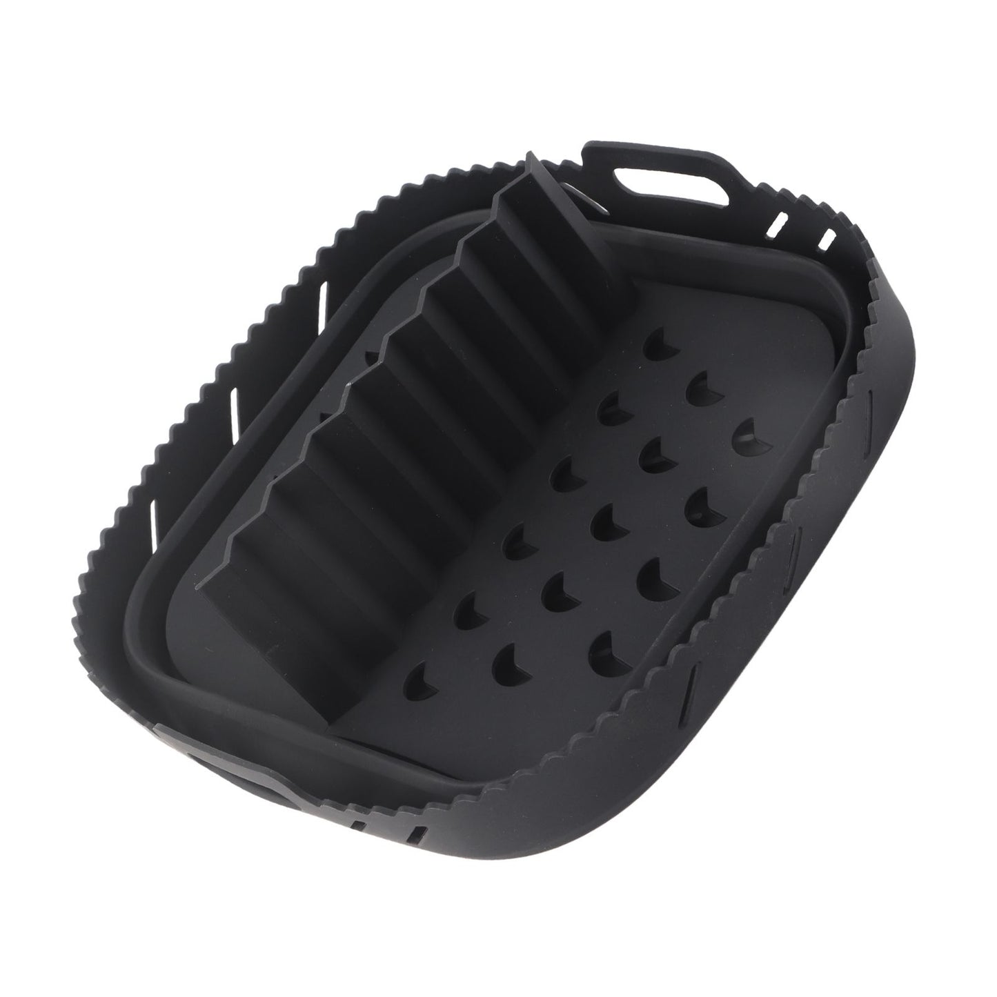 Square Air Fryer Silicone Baking Pan with Silicone Mat Air Fryer Pan