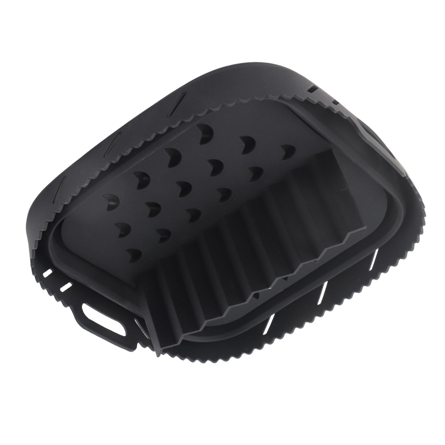 Square Air Fryer Silicone Baking Pan with Silicone Mat Air Fryer Pan