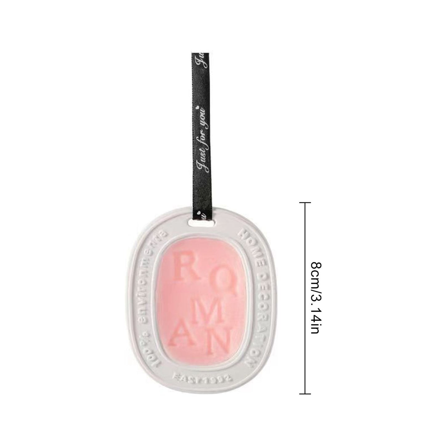 Hanging Aromatherapy Wax Tablets Home Closet Odor Freshener Car Solid Air Freshener Pendant