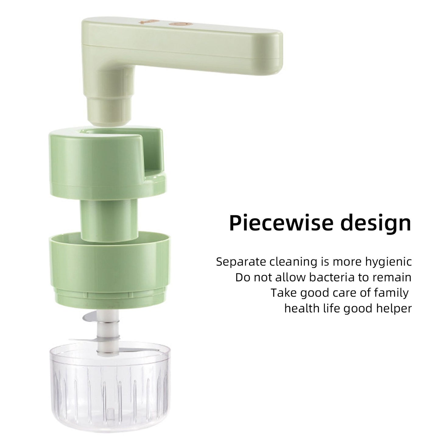 6 In1 Garlic Beater Wireless Garlic Masher Multifunctional Mini Handheld Small Whisk Garlic Masher Home Electric Garlic Masher