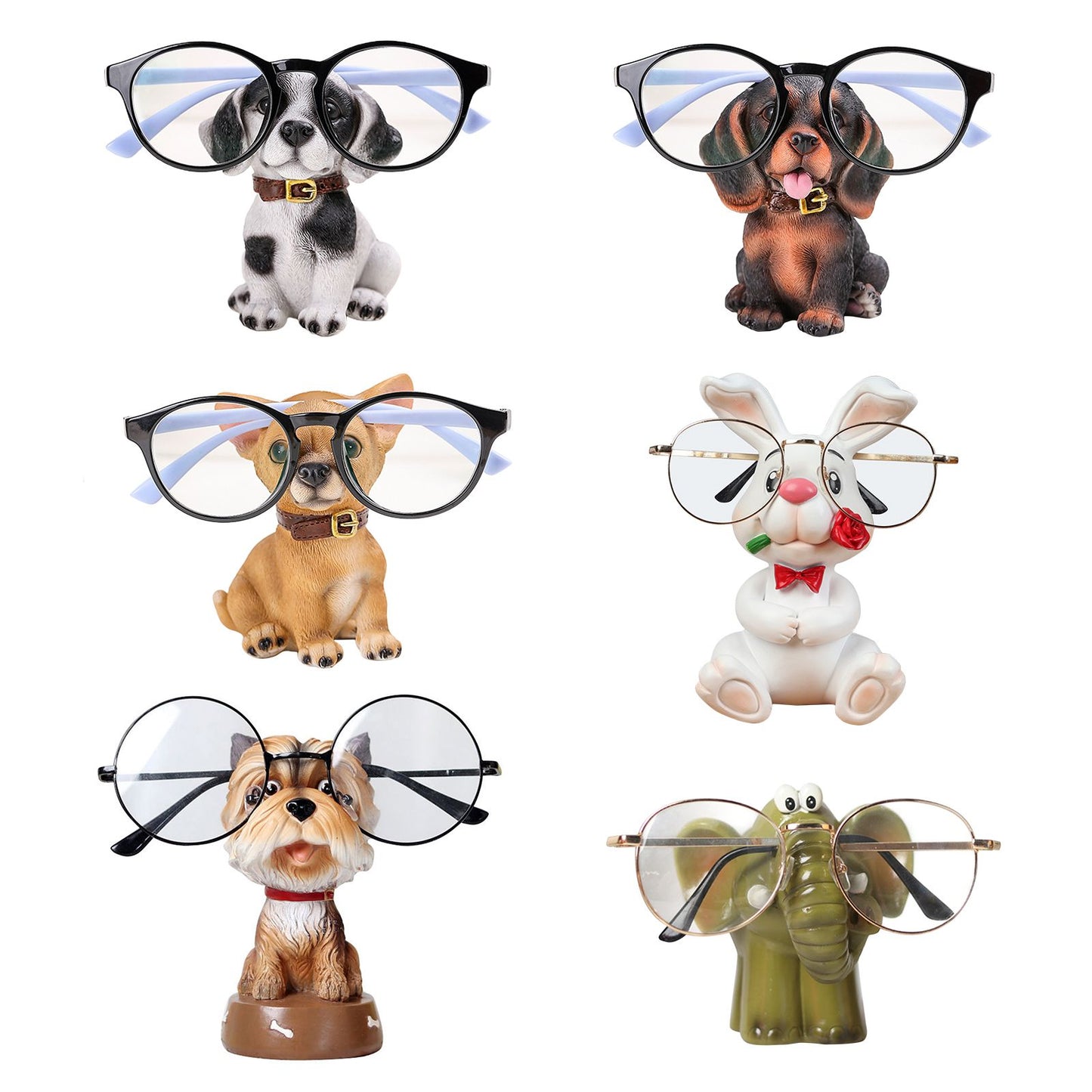 Creative Eyeglass Frame Resin Animal Glasses Holder Beautifully Handcrafted Eyeglass Stand