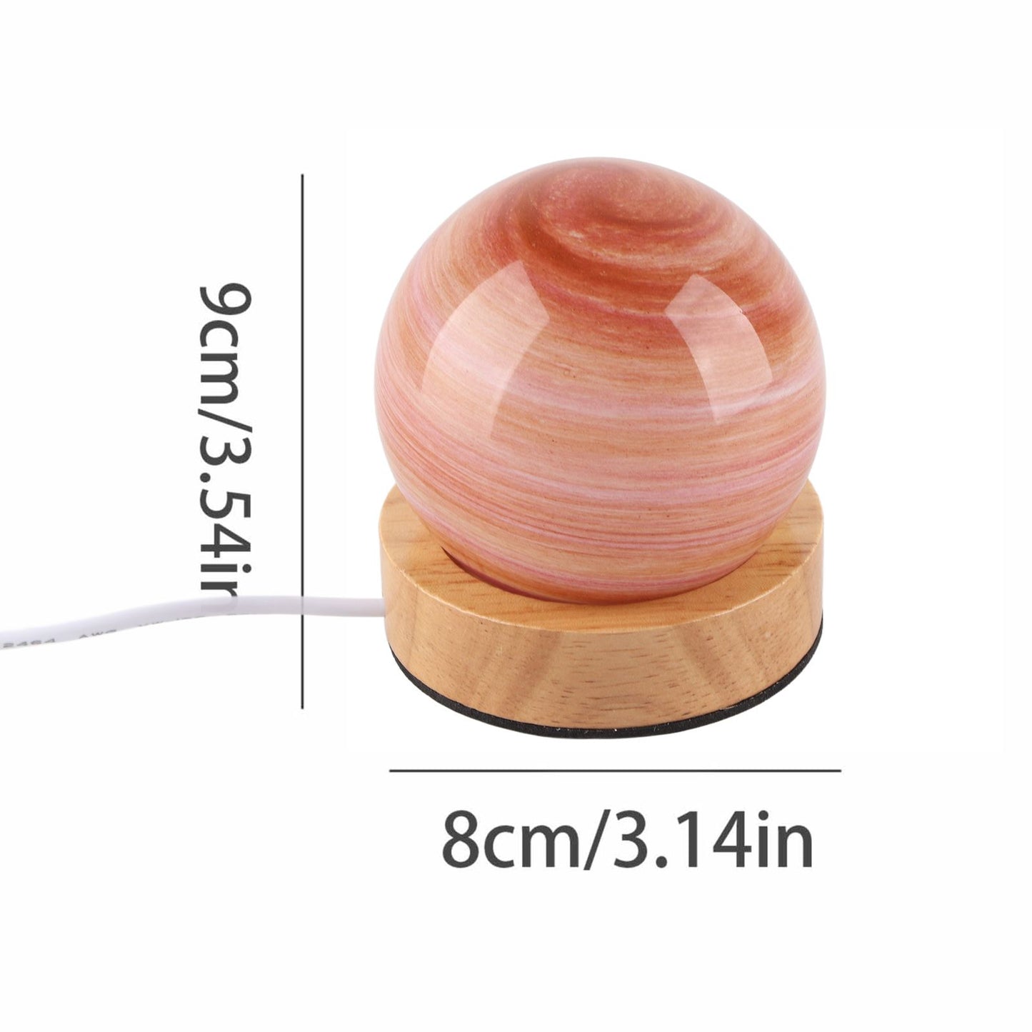 Rechargeable Touch Tricolor Infinitely Dimmable Sunset Table Lamp Ambient Rainbow Lamp