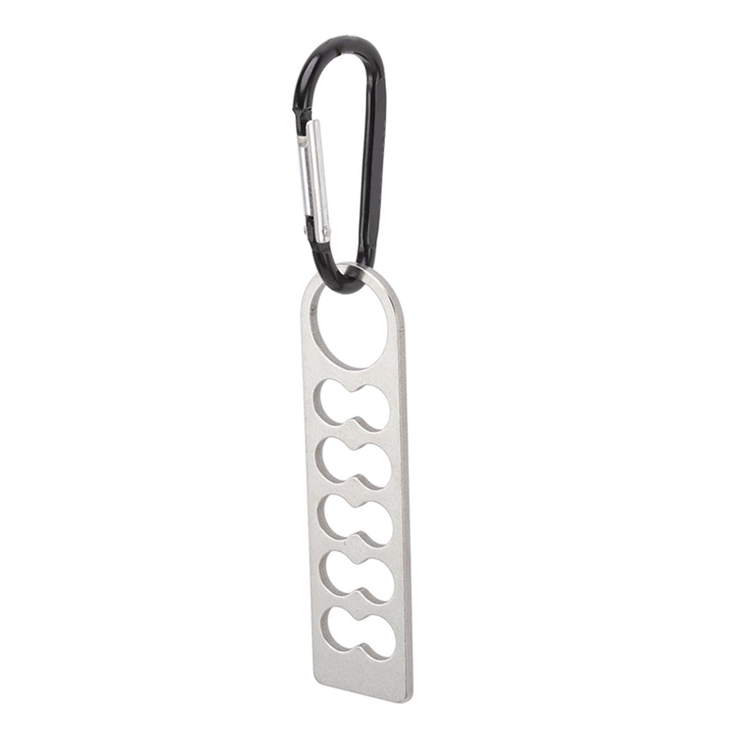 Tent Peg Organizer with Buckle 304 Stainless Steel Camping Nail Holder Tent Stakes Storage Rack