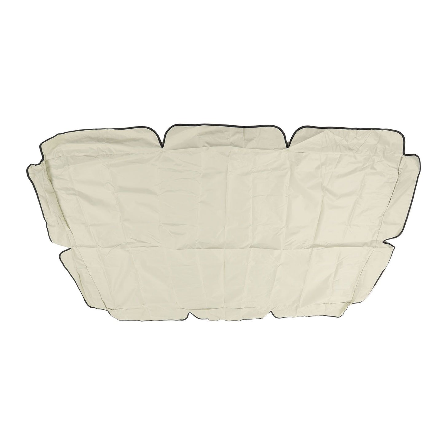 Waterproof Outdoor Swing Canopy Replacement 420D Silver Coated Oxford Fabric Swing Chair Canopy for Outdoor Garden Patio Beige