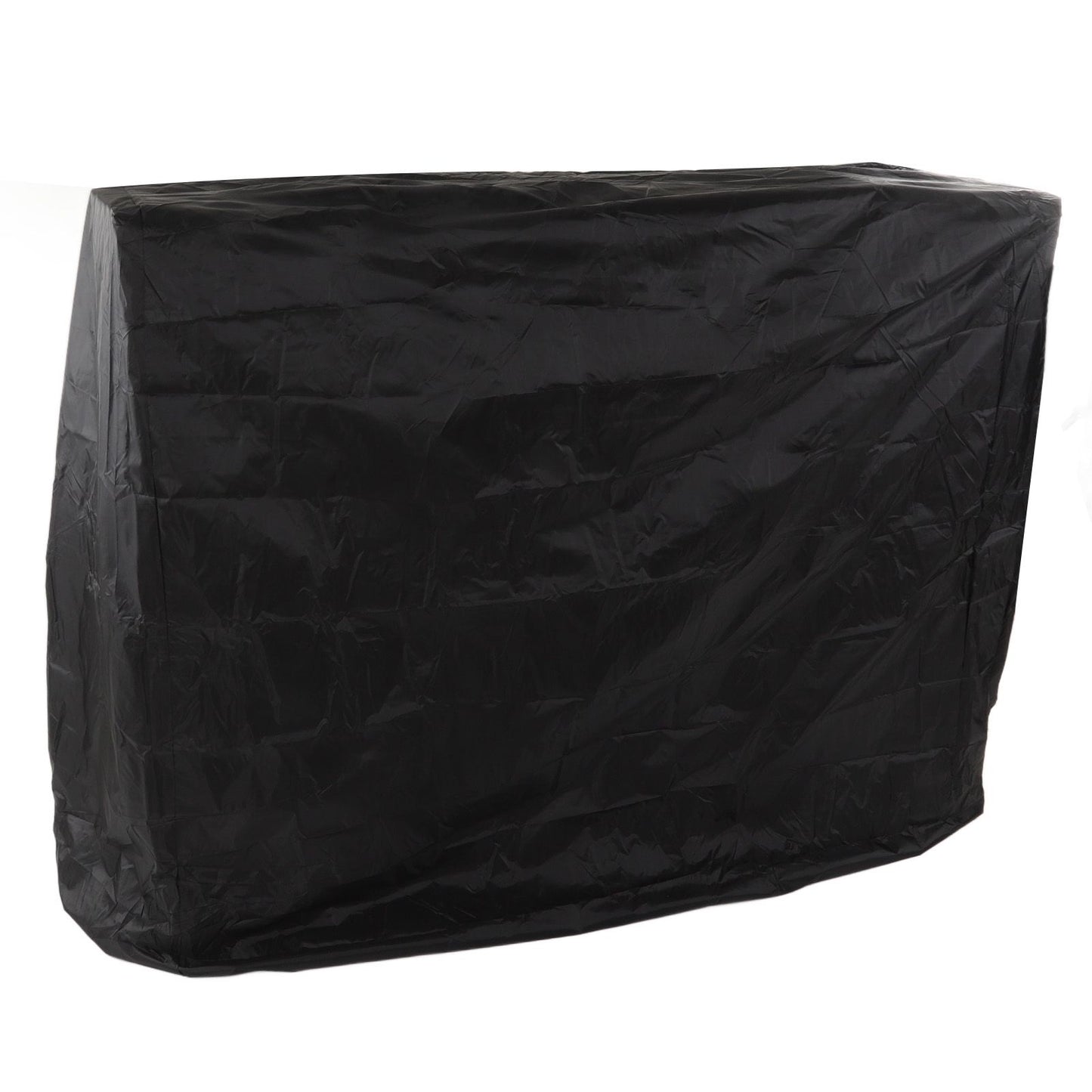 Ping Pong Table Dust Cover 190 Silver Coating Waterproof Table Tennis Cover for Outdoor Courtyard Drawstring Style 155x75x144cm / 61.0x29.5x56.7in Black