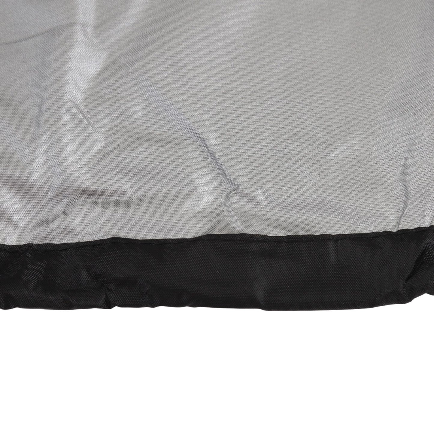 Ping Pong Table Dust Cover 190 Silver Coating Waterproof Table Tennis Cover for Outdoor Courtyard Drawstring Style 155x75x144cm / 61.0x29.5x56.7in Black