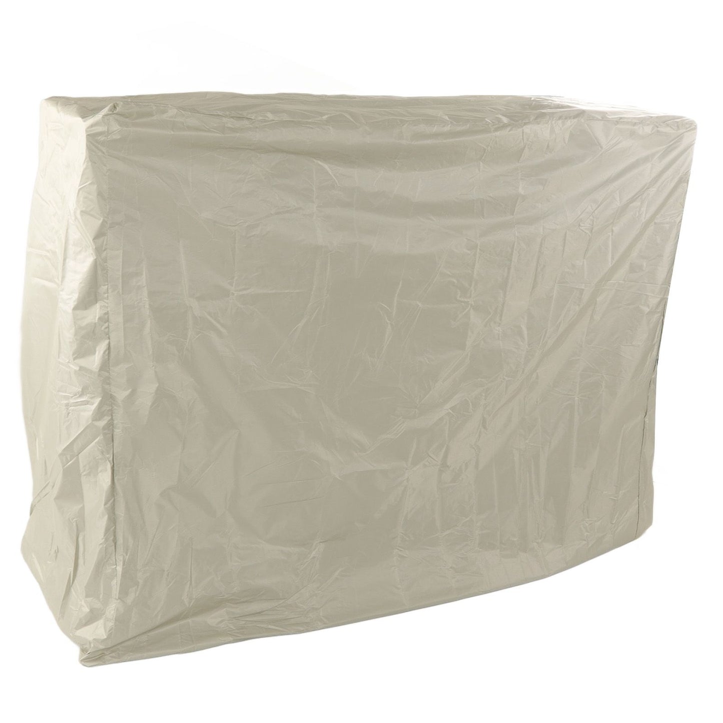 Ping Pong Table Dust Cover 190 Silver Coating Waterproof Table Tennis Cover for Outdoor Courtyard Drawstring Style 155x75x144cm / 61.0x29.5x56.7in Beige