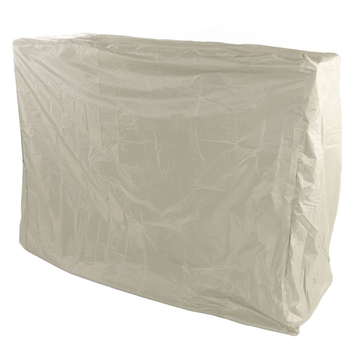 Ping Pong Table Dust Cover 190 Silver Coating Waterproof Table Tennis Cover for Outdoor Courtyard Drawstring Style 155x75x144cm / 61.0x29.5x56.7in Beige
