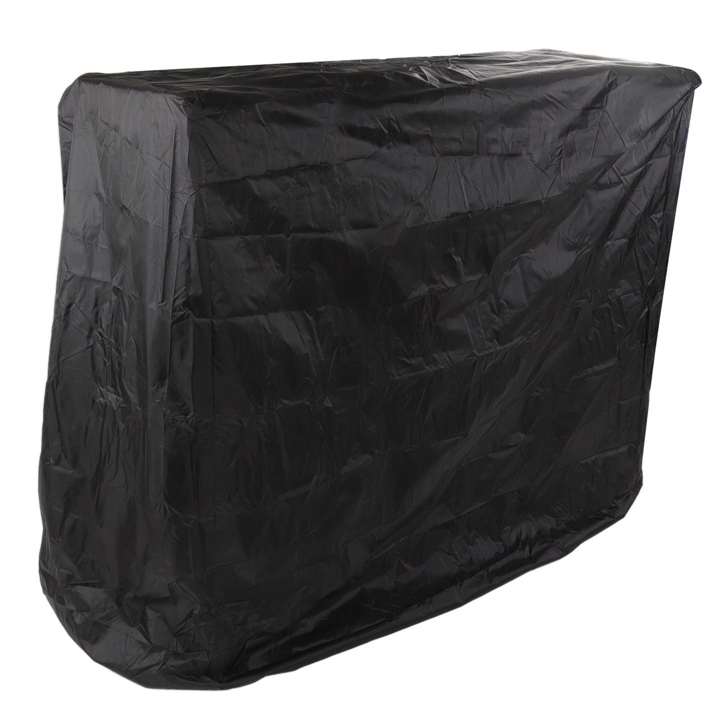 Ping Pong Table Dust Cover 190 Silver Coating Waterproof Table Tennis Cover for Outdoor Courtyard Drawstring Style 155x75x150cm / 61.0x29.5x59.1in Black