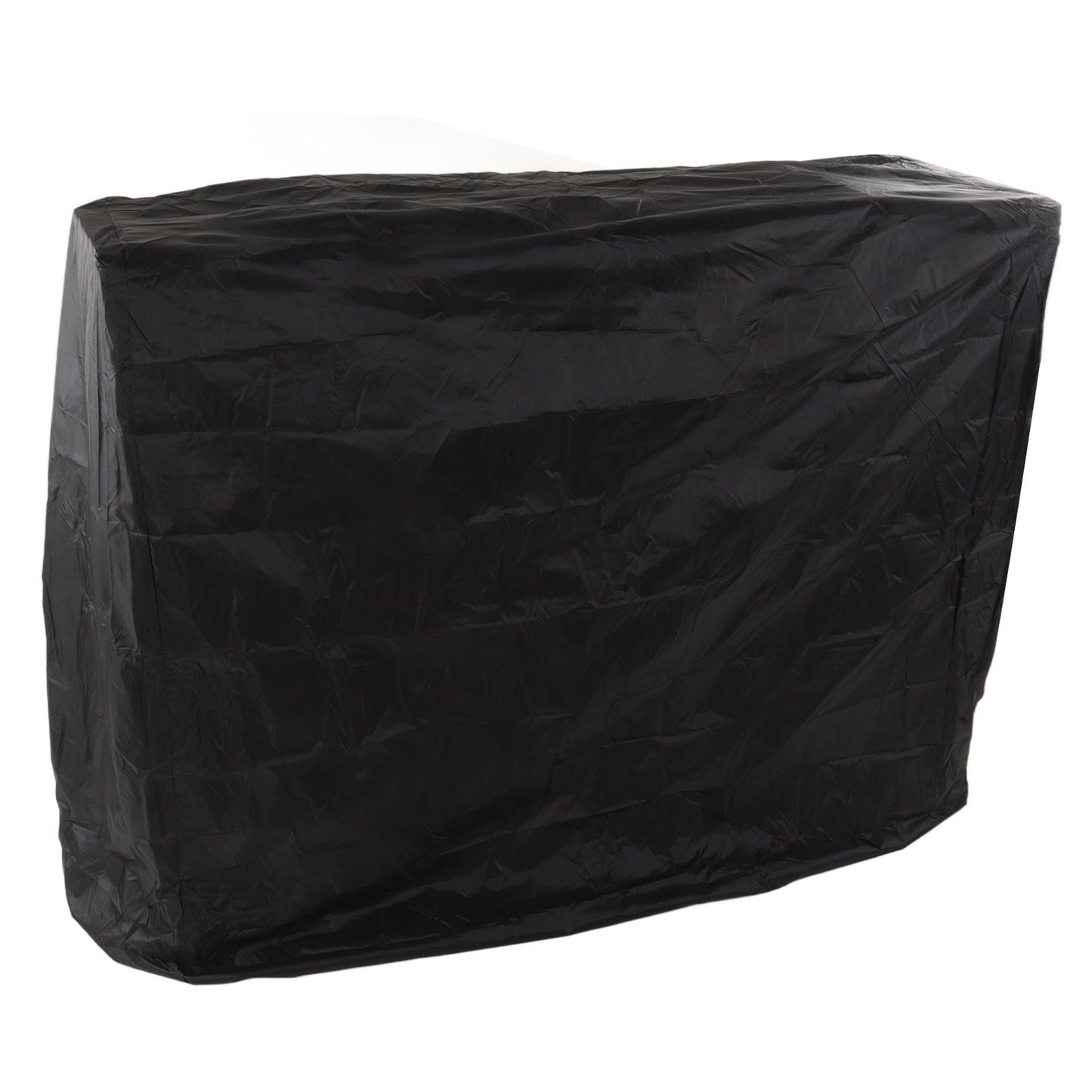 Ping Pong Table Dust Cover 190 Silver Coating Waterproof Table Tennis Cover for Outdoor Courtyard Drawstring Style 155x75x150cm / 61.0x29.5x59.1in Black