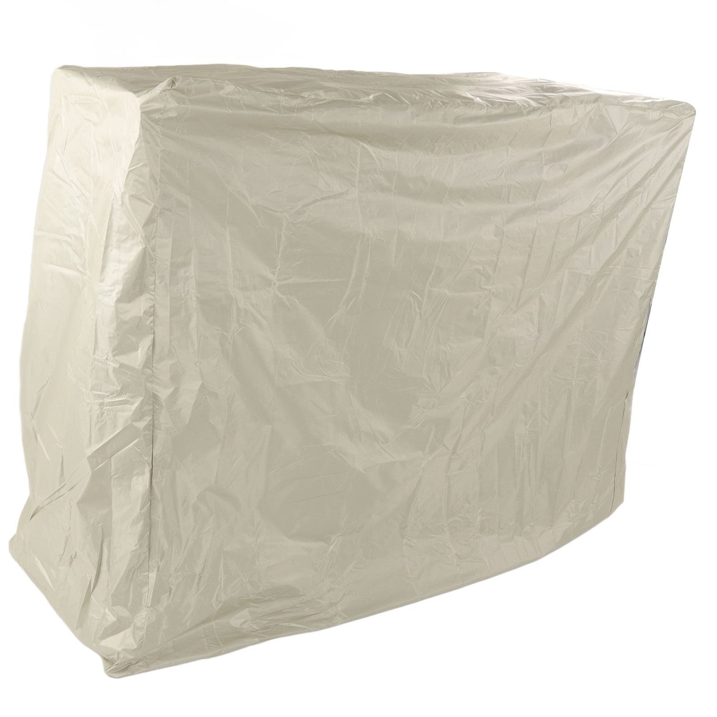Ping Pong Table Dust Cover 190 Silver Coating Waterproof Table Tennis Cover for Outdoor Courtyard Drawstring Style 155x75x150cm / 61.0x29.5x59.1in Beige