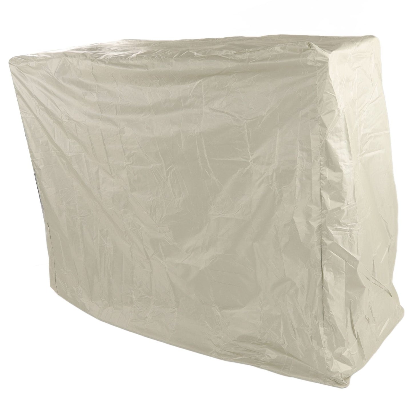 Ping Pong Table Dust Cover 190 Silver Coating Waterproof Table Tennis Cover for Outdoor Courtyard Drawstring Style 155x75x150cm / 61.0x29.5x59.1in Beige