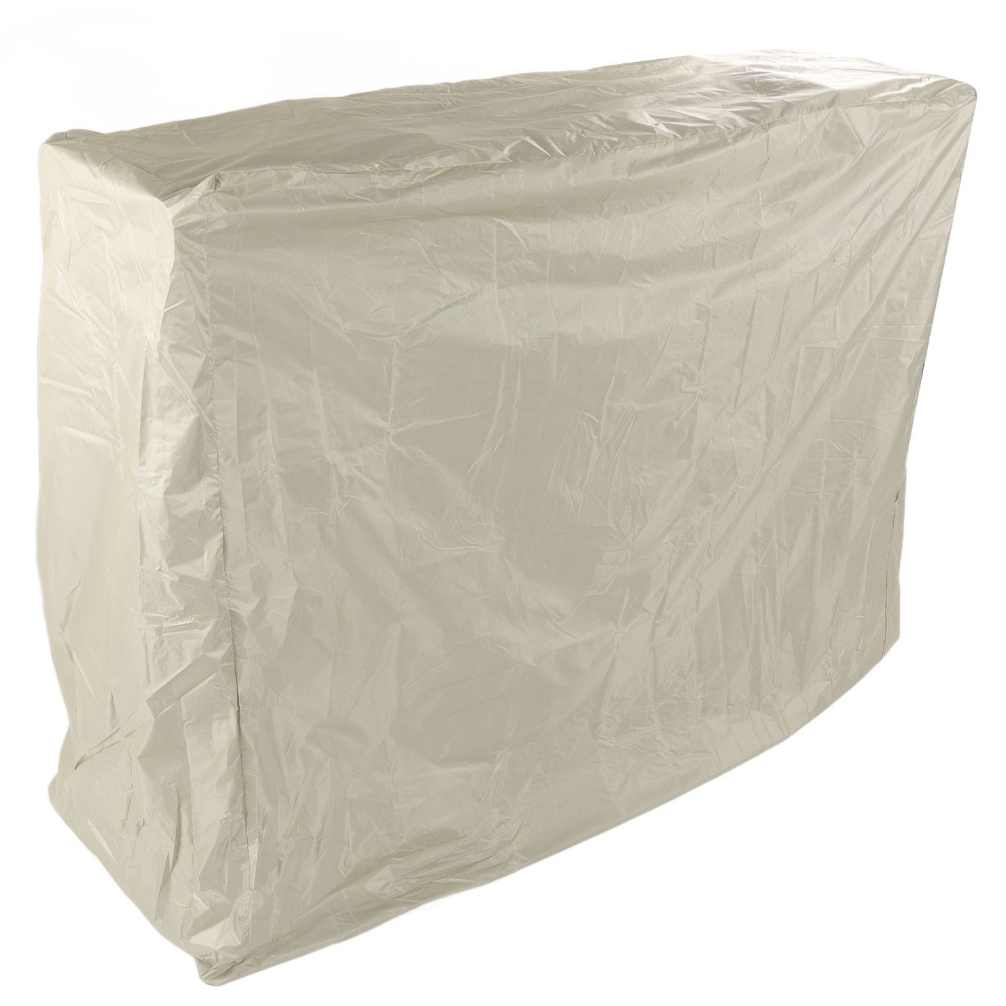 Ping Pong Table Dust Cover 190 Silver Coating Waterproof Table Tennis Cover for Outdoor Courtyard Drawstring Style 155x75x150cm / 61.0x29.5x59.1in Beige