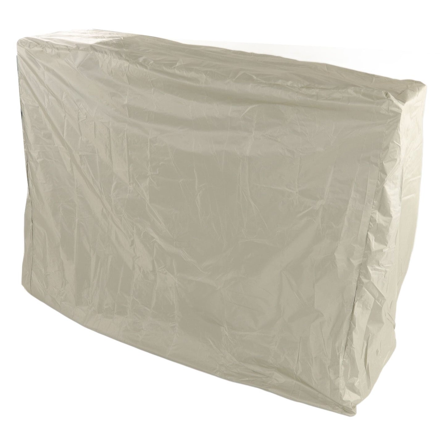 Ping Pong Table Dust Cover 190 Silver Coating Waterproof Table Tennis Cover for Outdoor Courtyard Drawstring Style 155x75x150cm / 61.0x29.5x59.1in Beige