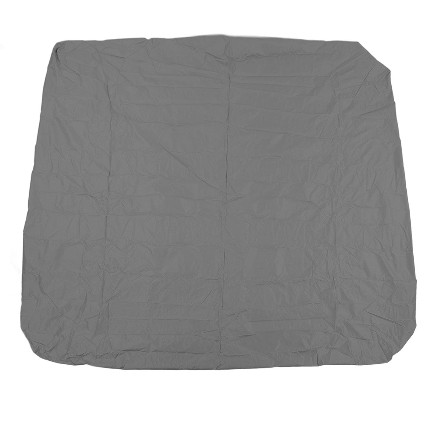 SPA Cover Square Waterproof 190 Silver Coated Polyester Taff Weather Resistant Hot Tub Cover Protector for Bathtub 207x207x30cm/81.5x81.5x11.8in Grey