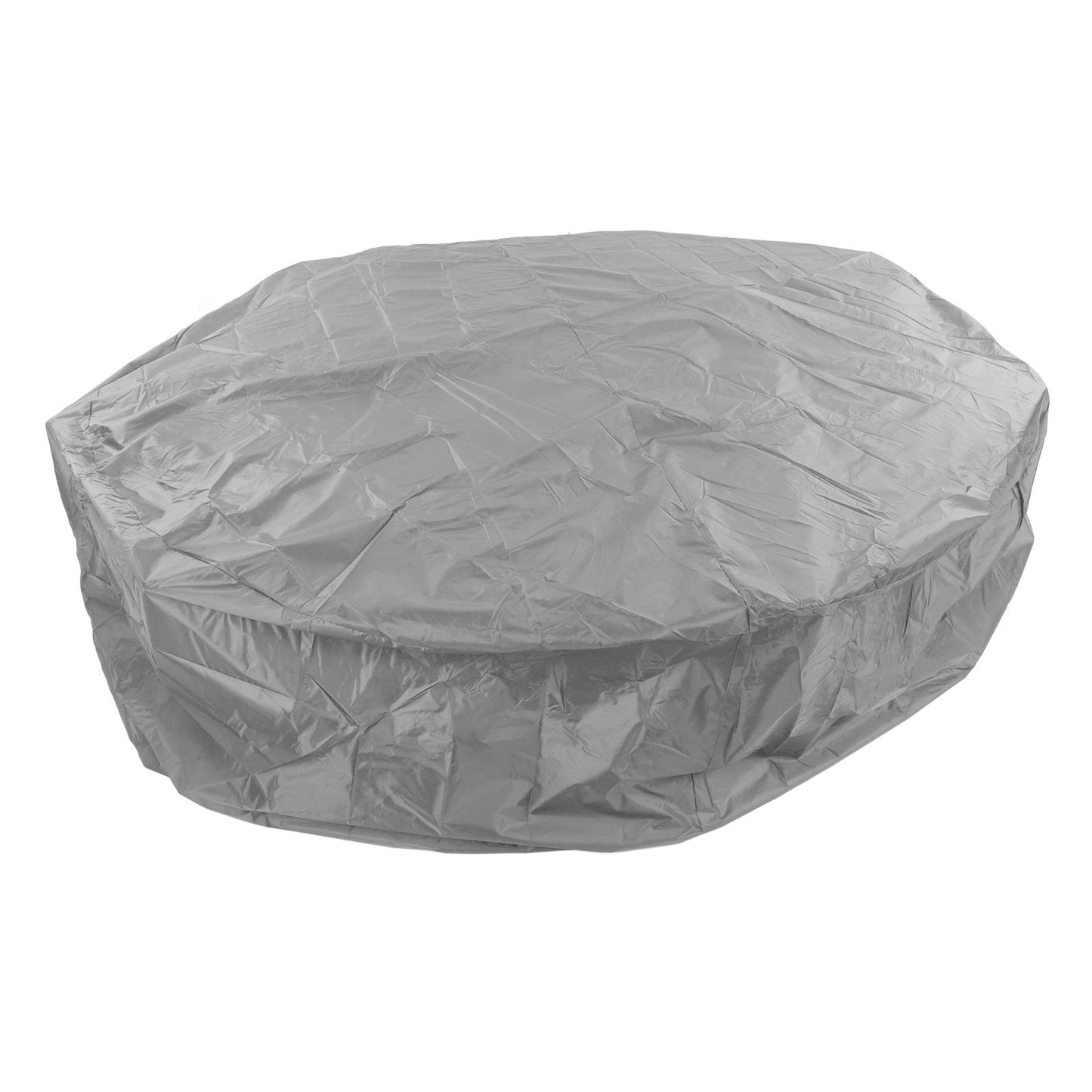 Outdoor Furniture Dust Covers Round Bathtub Cover 190 Silver Polyester Taffeta Hot Tub Waterproof Cover 190x30cm Grey