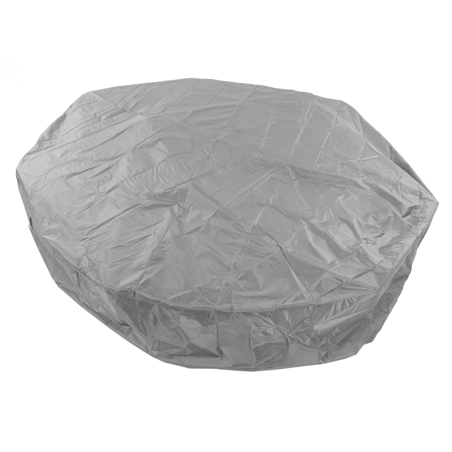 Outdoor Furniture Dust Covers Round Bathtub Cover 190 Silver Polyester Taffeta Hot Tub Waterproof Cover 190x30cm Grey