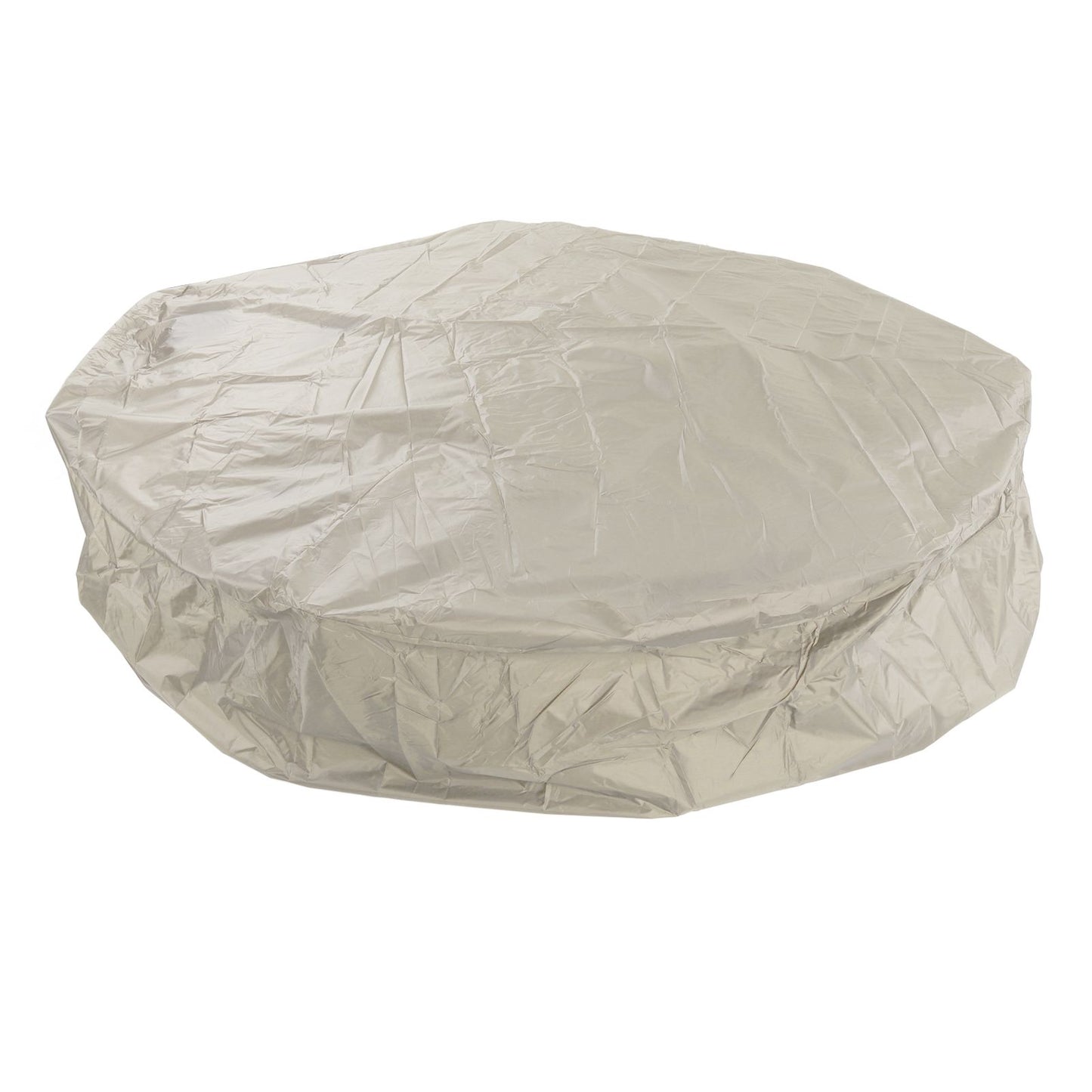 Outdoor Furniture Dust Covers Round Bathtub Cover 190 Silver Polyester Taffeta Hot Tub Waterproof Cover 190x30cm Beige