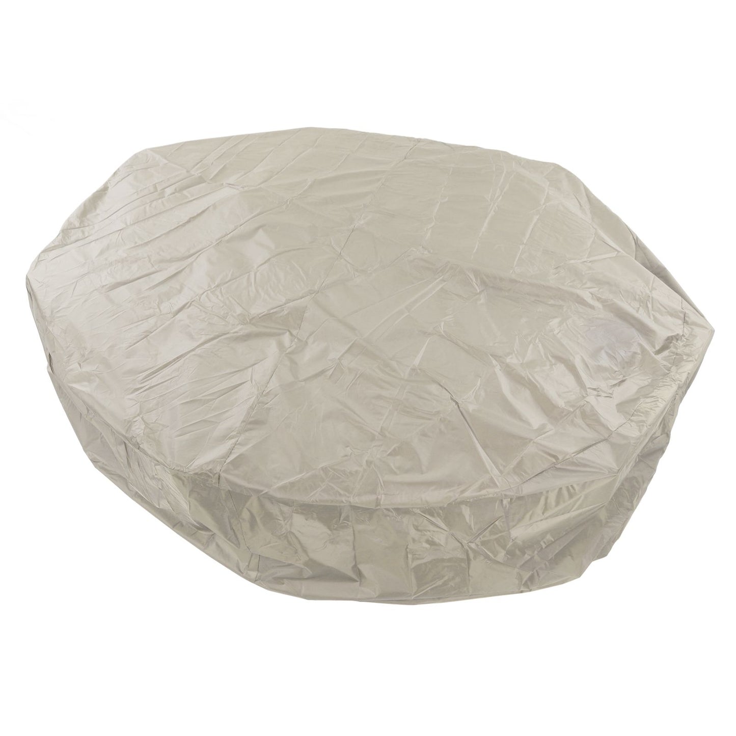 Outdoor Furniture Dust Covers Round Bathtub Cover 190 Silver Polyester Taffeta Hot Tub Waterproof Cover 190x30cm Beige