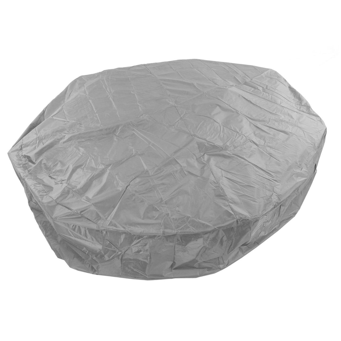 Outdoor Furniture Dust Covers Round Bathtub Cover 190 Silver Polyester Taffeta Hot Tub Waterproof Cover 190x90cm Grey