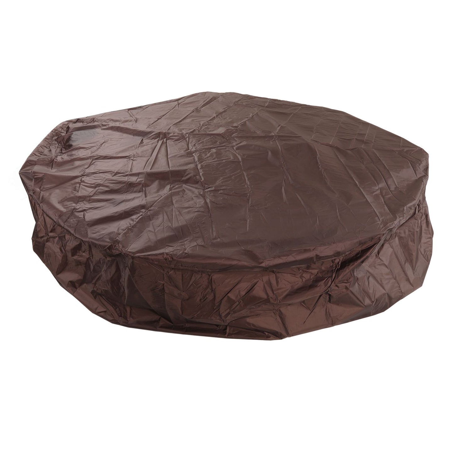 Outdoor Furniture Dust Covers Round Bathtub Cover 190 Silver Polyester Taffeta Hot Tub Waterproof Cover 190x90cm Coffee
