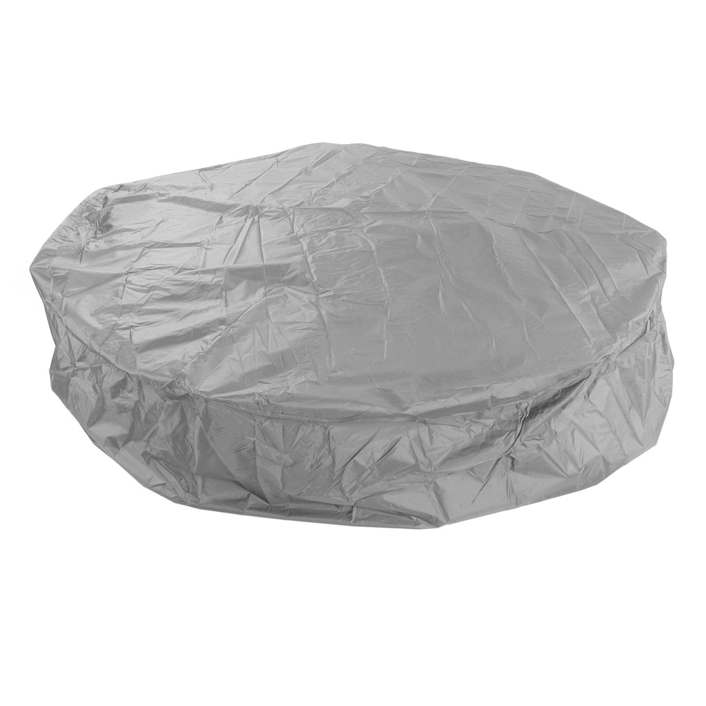 Outdoor Furniture Dust Covers Round Bathtub Cover 190 Silver Polyester Taffeta Hot Tub Waterproof Cover 210x30cm Grey