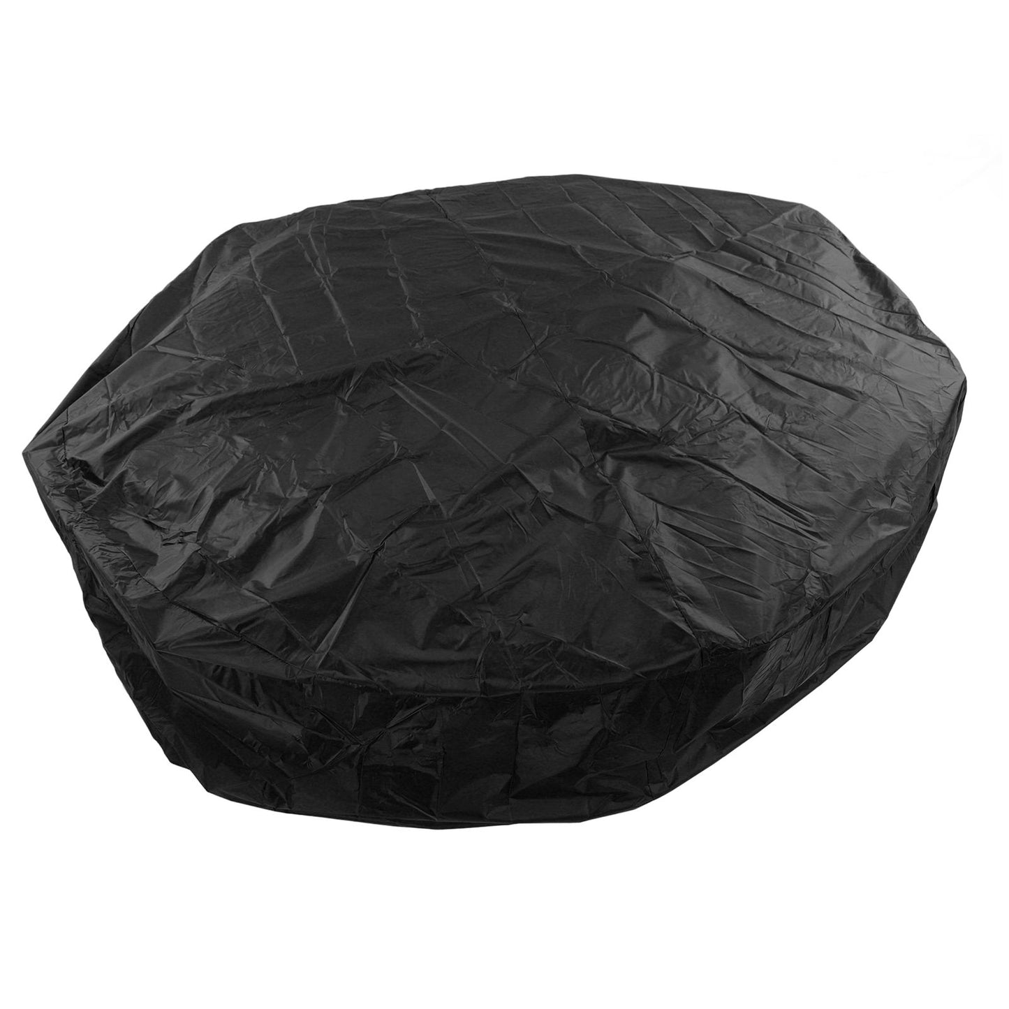 Outdoor Furniture Dust Covers Round Bathtub Cover 190 Silver Polyester Taffeta Hot Tub Waterproof Cover 210x30cm Black