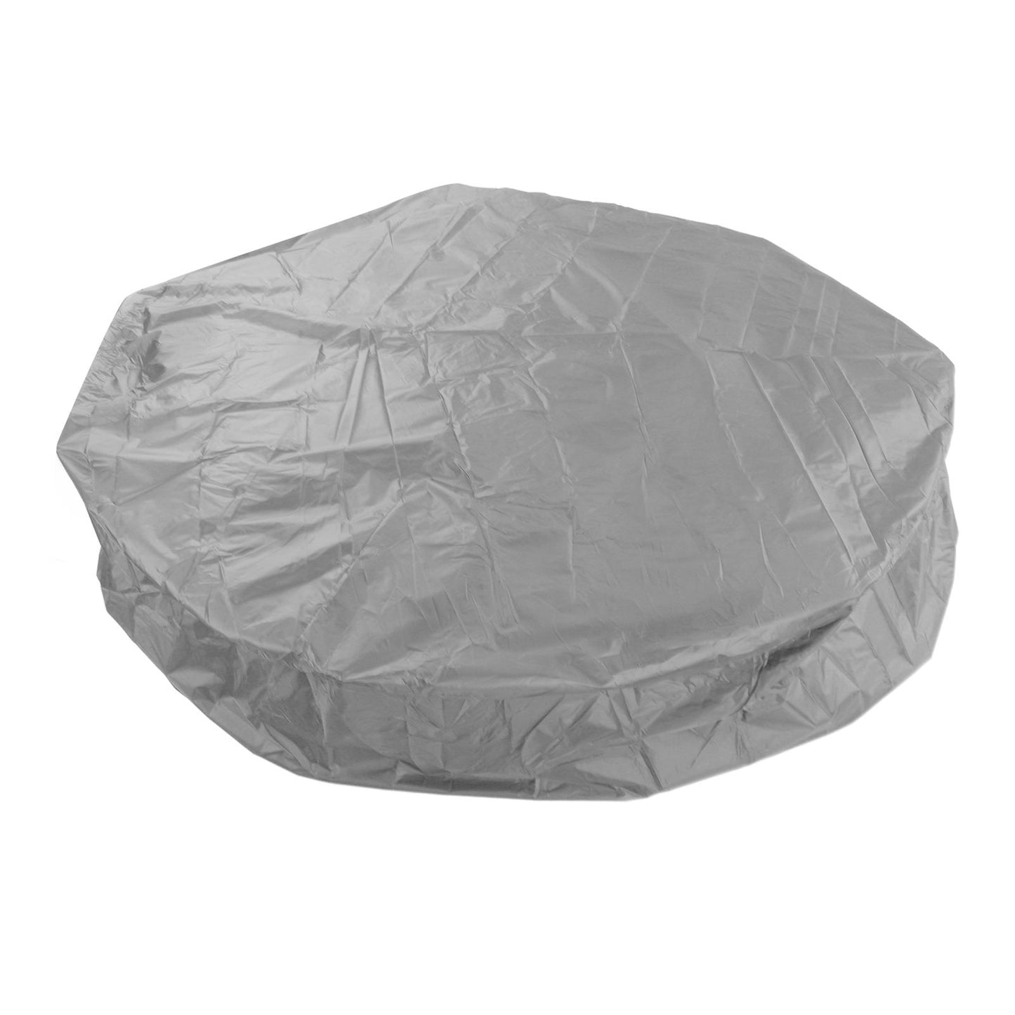 Outdoor Furniture Dust Covers Round Bathtub Cover 190 Silver Polyester Taffeta Hot Tub Waterproof Cover 215x70cm Grey