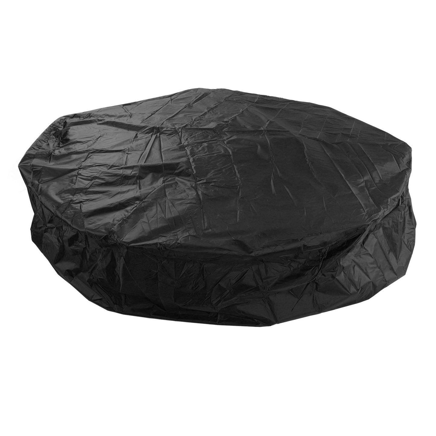 Outdoor Furniture Dust Covers Round Bathtub Cover 190 Silver Polyester Taffeta Hot Tub Waterproof Cover 215x70cm Black