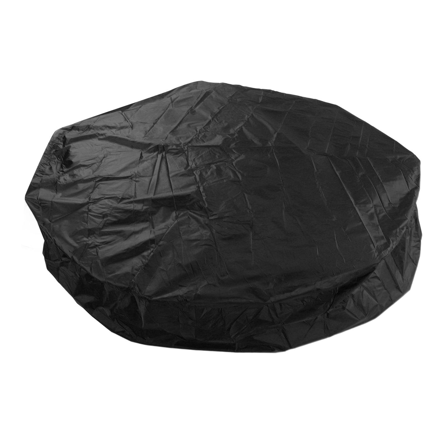 Outdoor Furniture Dust Covers Round Bathtub Cover 190 Silver Polyester Taffeta Hot Tub Waterproof Cover 215x70cm Black