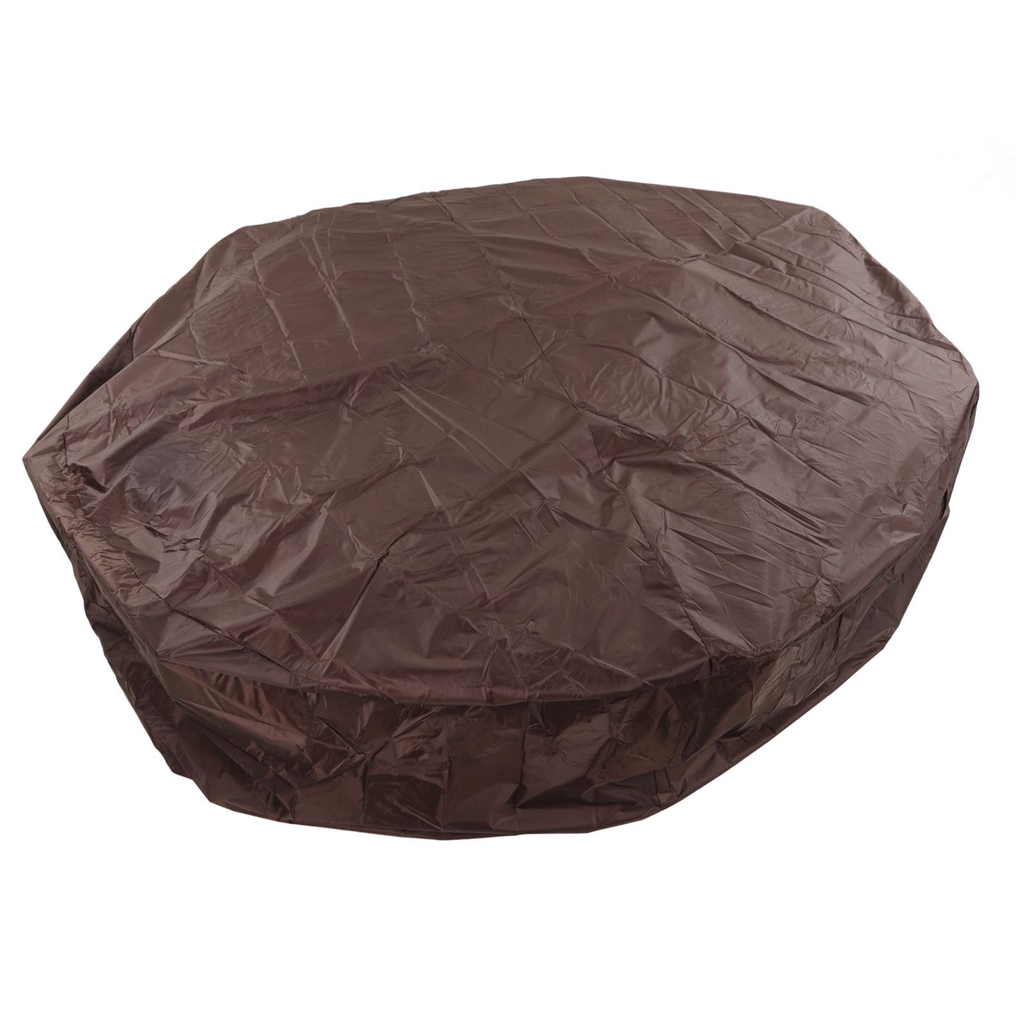 Outdoor Furniture Dust Covers Round Bathtub Cover 190 Silver Polyester Taffeta Hot Tub Waterproof Cover 215x70cm Coffee