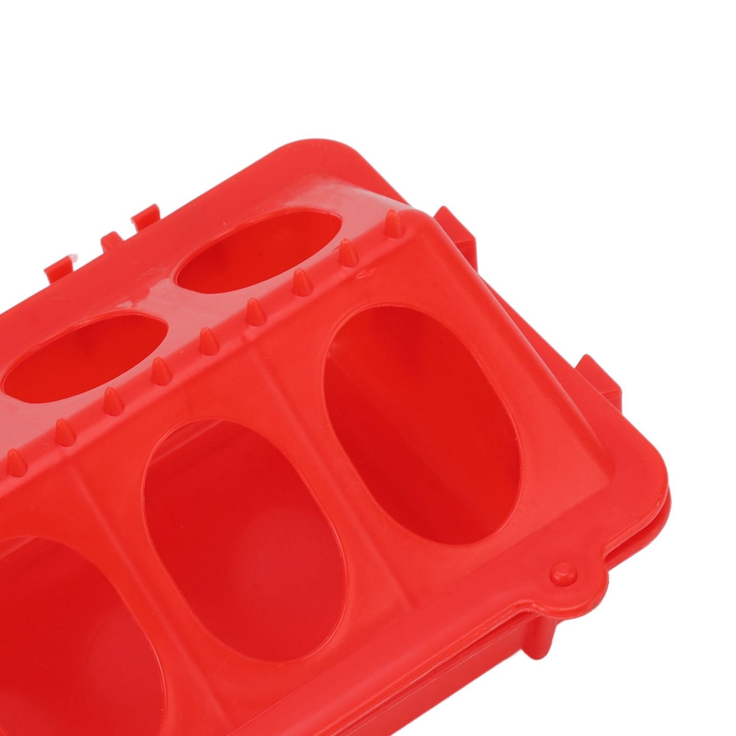 2Set Flip Top Chick Birds Water Feeder PP Chicken Trough Automatic Feeder with Splatter Proof Cover Poultry Equipment S Waterer 60ML