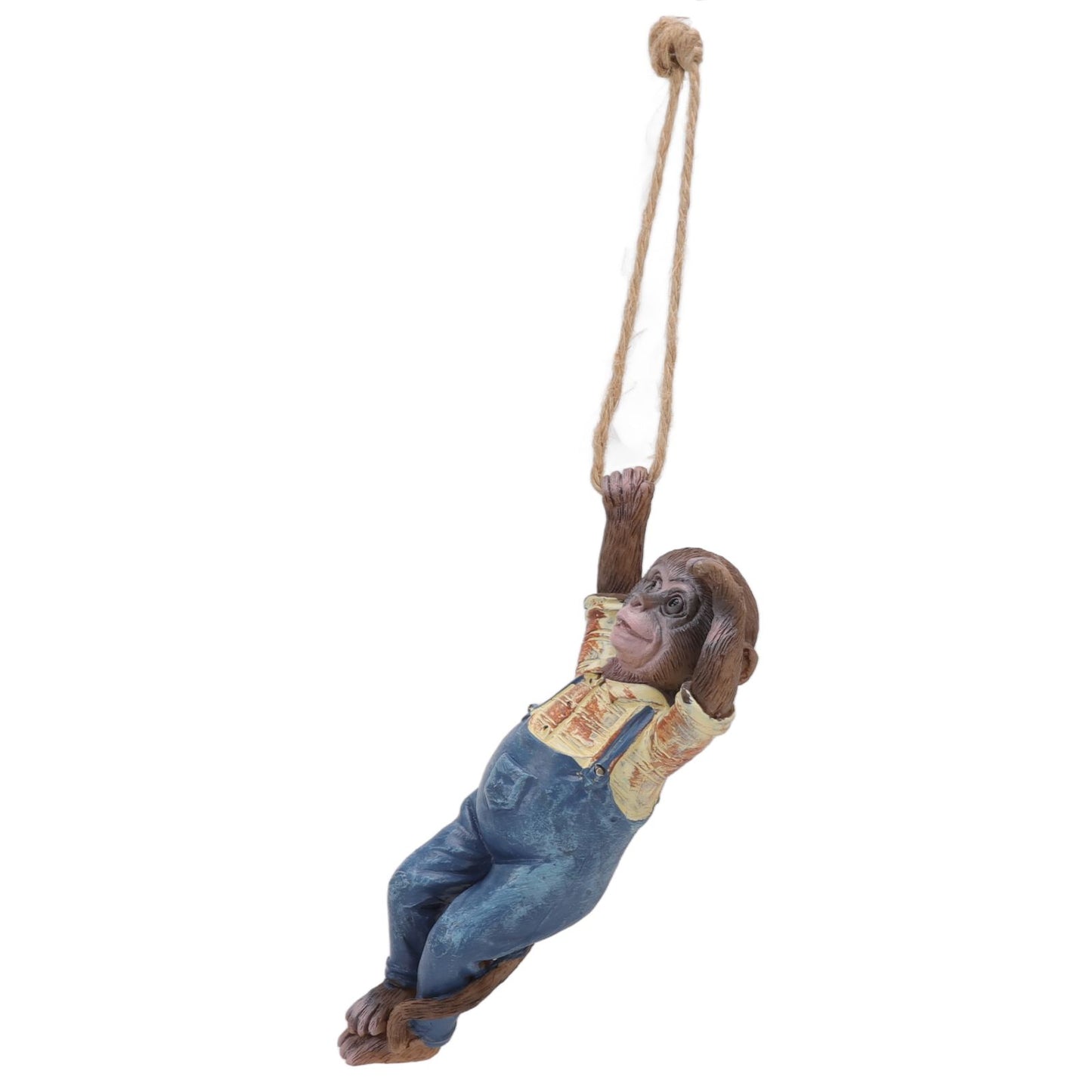 Garden Monkey Statues Cute Simulation Resin Hanging Monkey Garden Ornament for Outdoor Garden Lawn Patio