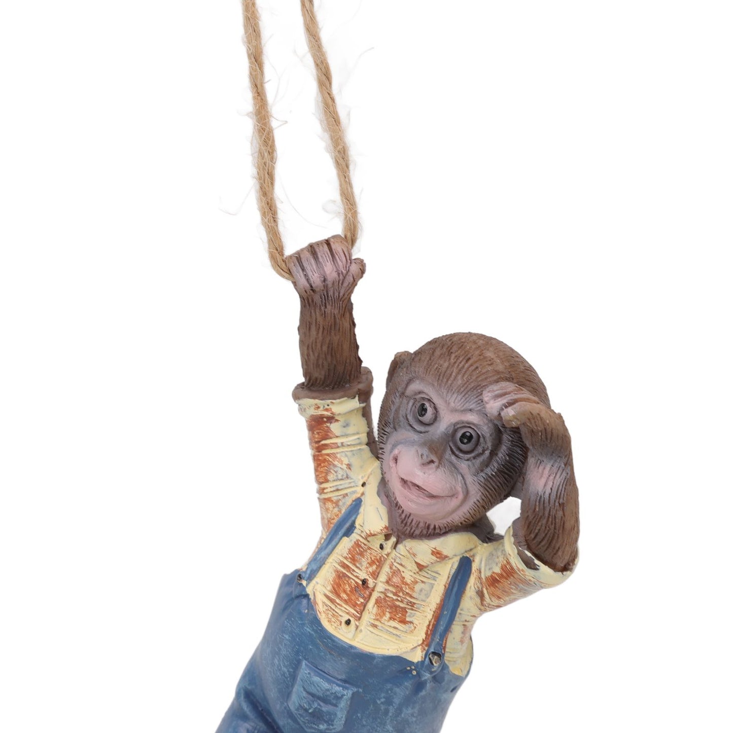 Garden Monkey Statues Cute Simulation Resin Hanging Monkey Garden Ornament for Outdoor Garden Lawn Patio
