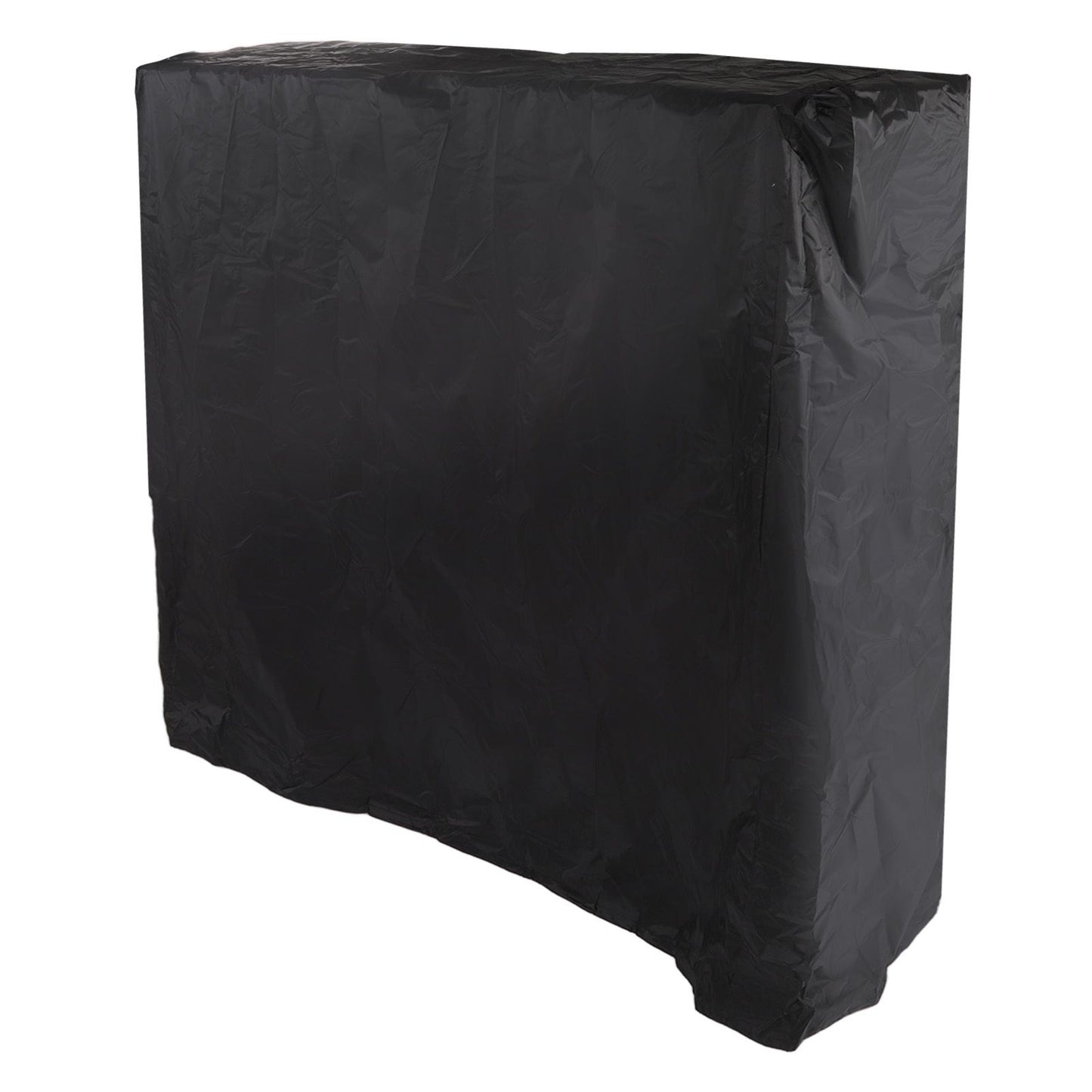Ping Pong Table Cover Black Zippered 210 Silver Coated Waterproof Dustproof Tennis Table Cover for Patio 155x75x150cm